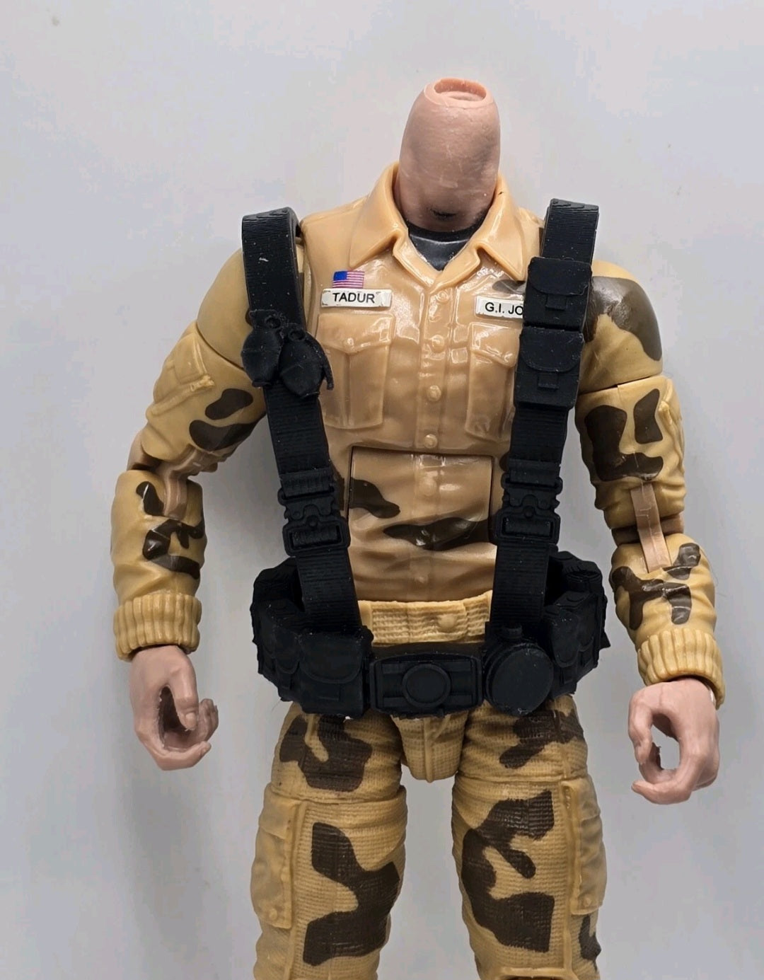 Custom 3d Printed Compatible Classified Legends Comic Multiverse Shrage Web Gear Flexible Vest 1:12 6" Scale.