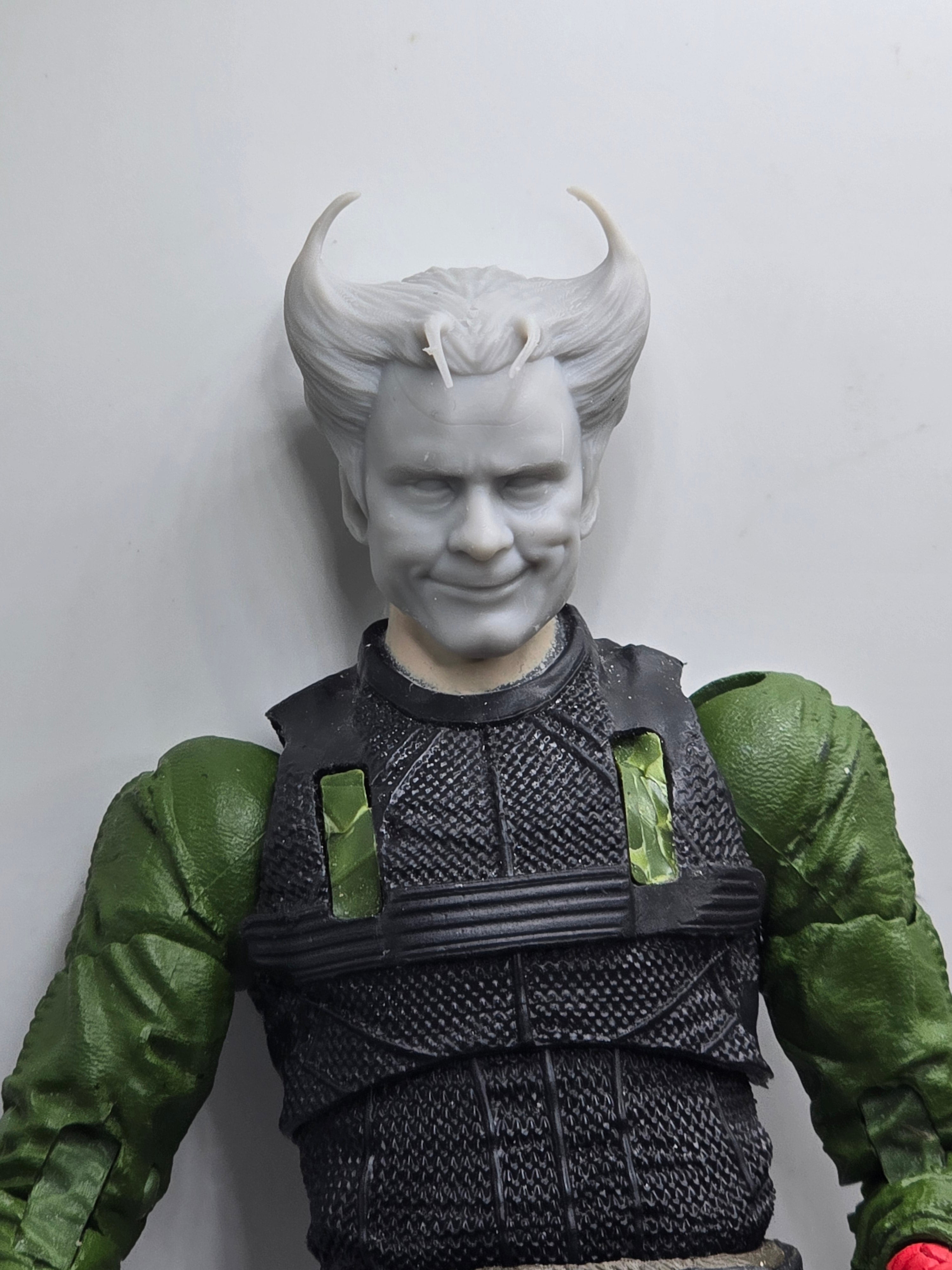Custom 3d Printed Classified Legends Compatible Comic Multiverse Carey Ventura Heads 1/12 1-10 1/18 Scale