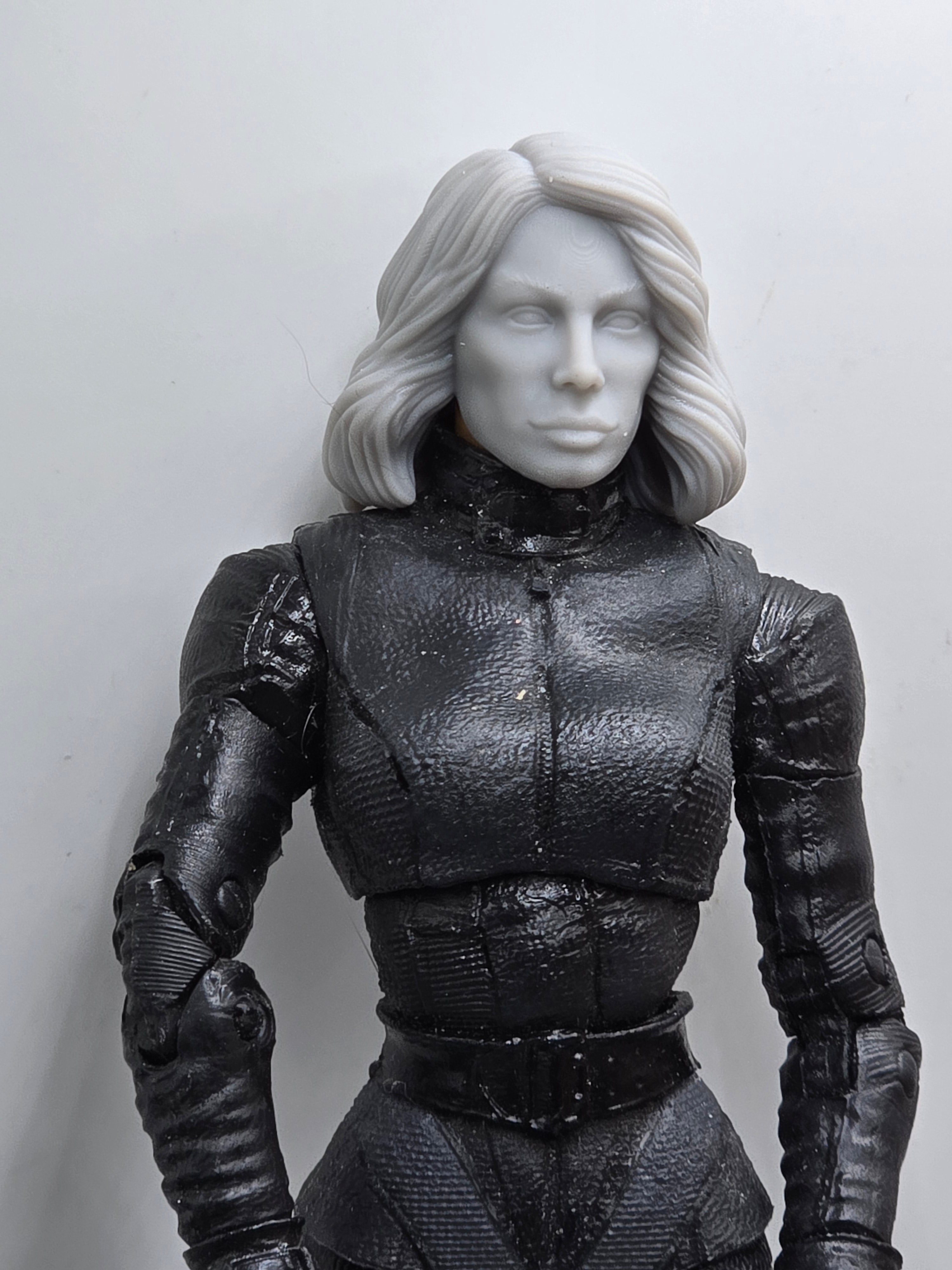 Custom 3d Printed Classified Legends Compatible Comic Multiverse Maker of Peace Jennifer Harcourt Heads 1/12 1-10 1/18 Scale