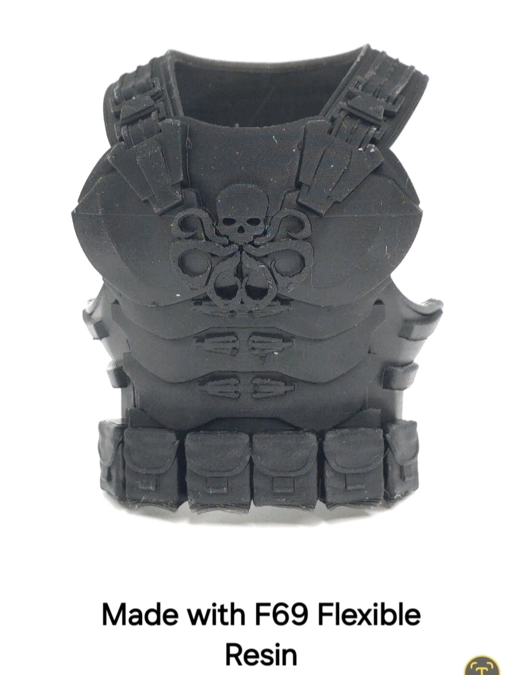 Custom 3d Printed Compatible Classified Legends Comic Multiverse Hydra Flexible Vest 1:12 6" Scale.