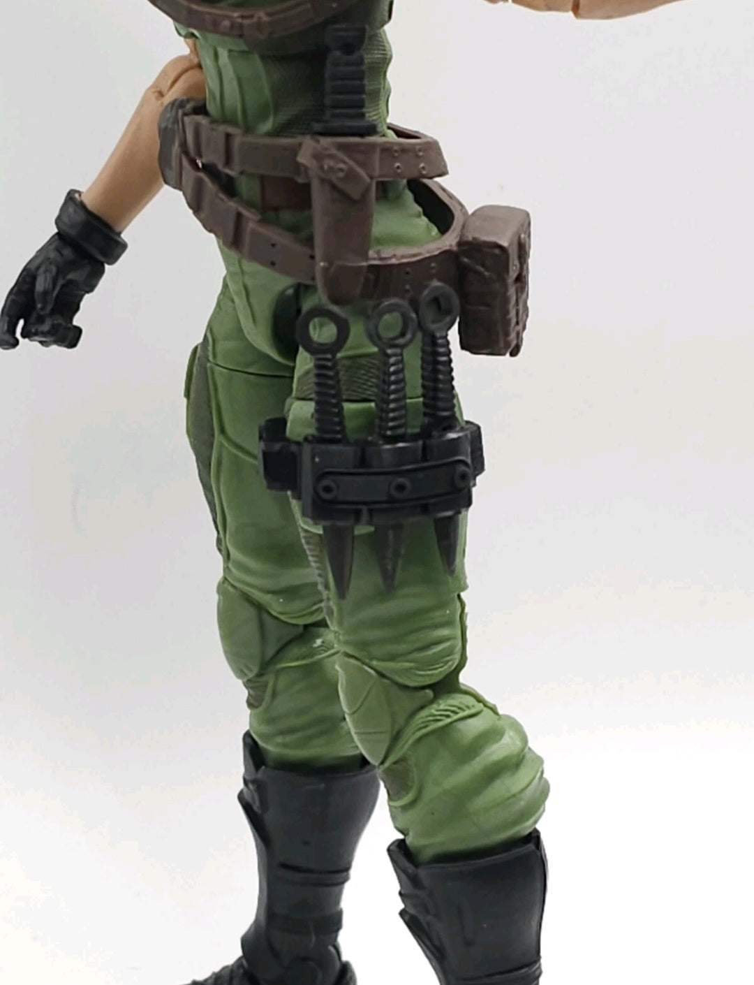 Custom 3d Printed Compatible Classified Legends Comic Multiverse Tacticle Flexible Kunai Leg Holster 1:12 6" Scale.