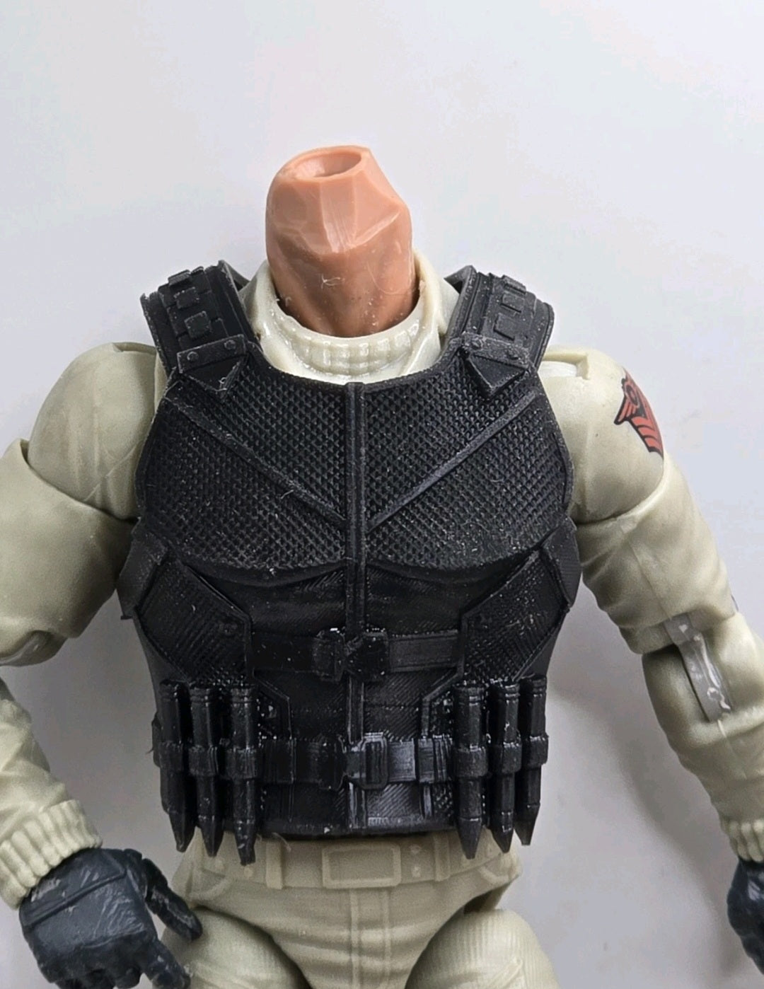 Custom 3d Printed Compatible Classified Legends Comic Multiverse Hurricane Daywalker Vampire Hunter #2 Flexible Vest 1:12 6" Scale.