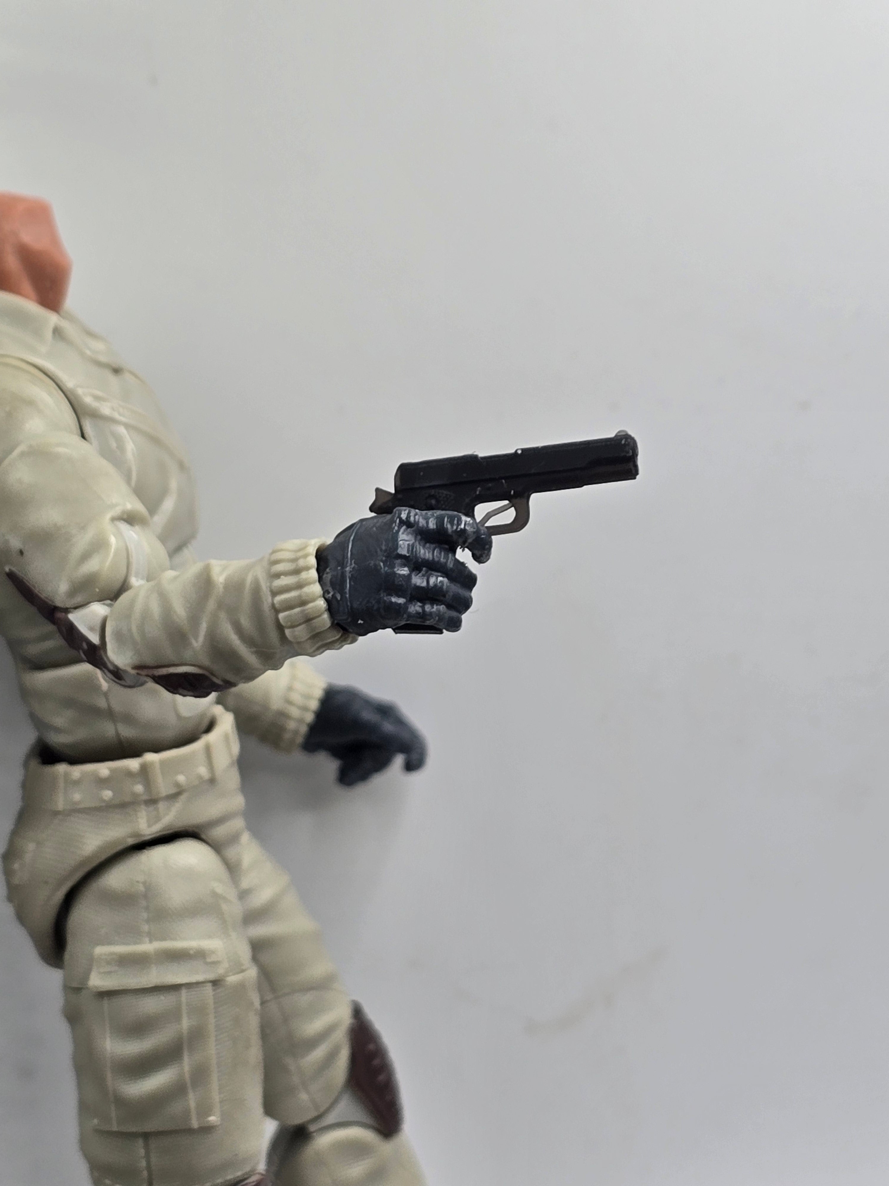 Custom 3d Printed Compatible Classified Legends Comic Multiverse Ghost 1911 Pistol Toy Gun  1:12 6" Scale.
