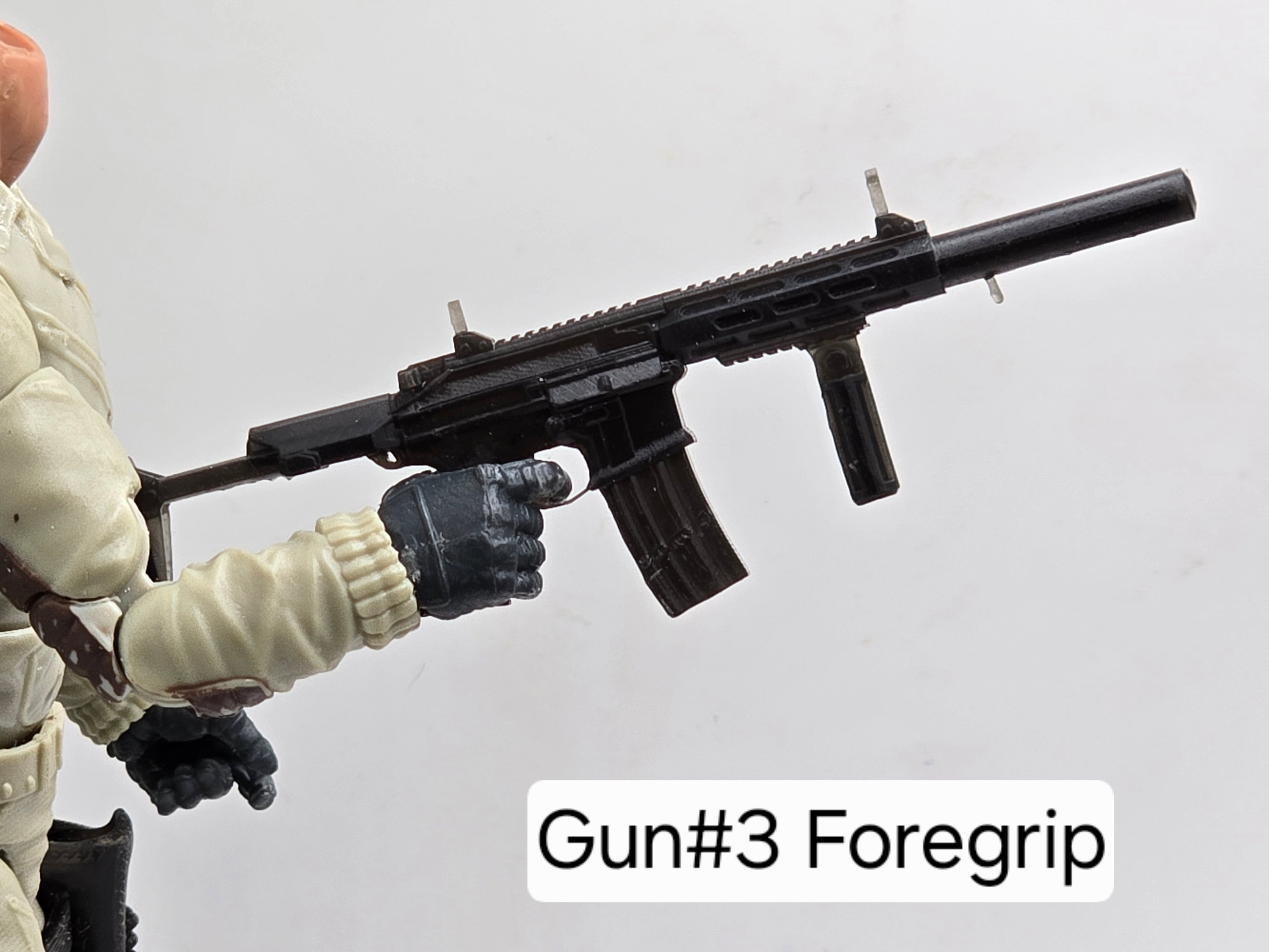 Custom 3d Printed Compatible Classified Legends Comic Multiverse Honey Badger Toy Gun  1:12 6" Scale.