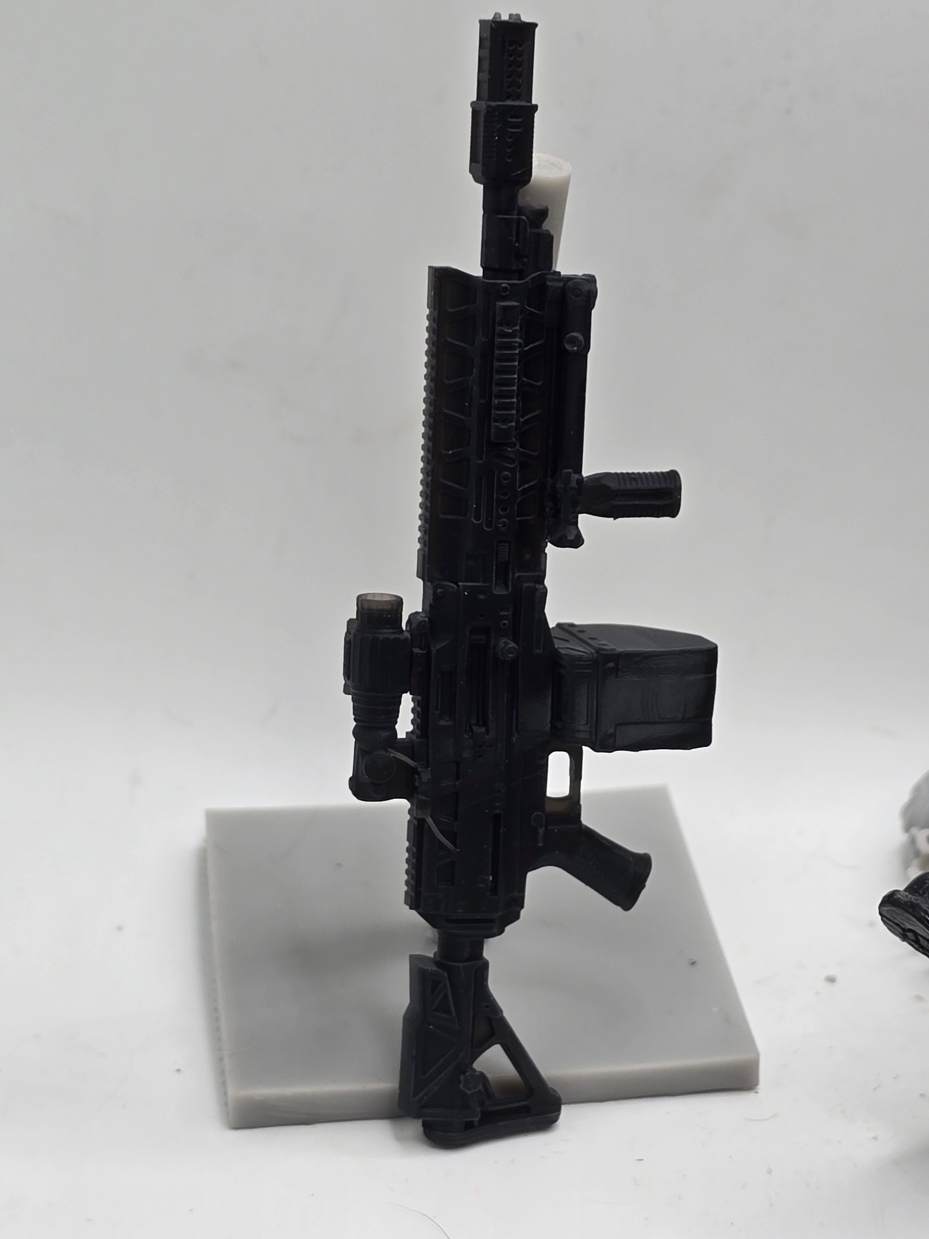 Custom 3d Printed Classified Legends Compatible Comic Multiverse FN Light Machine Gun Toy 1/12 1-10 1/18 Scale
