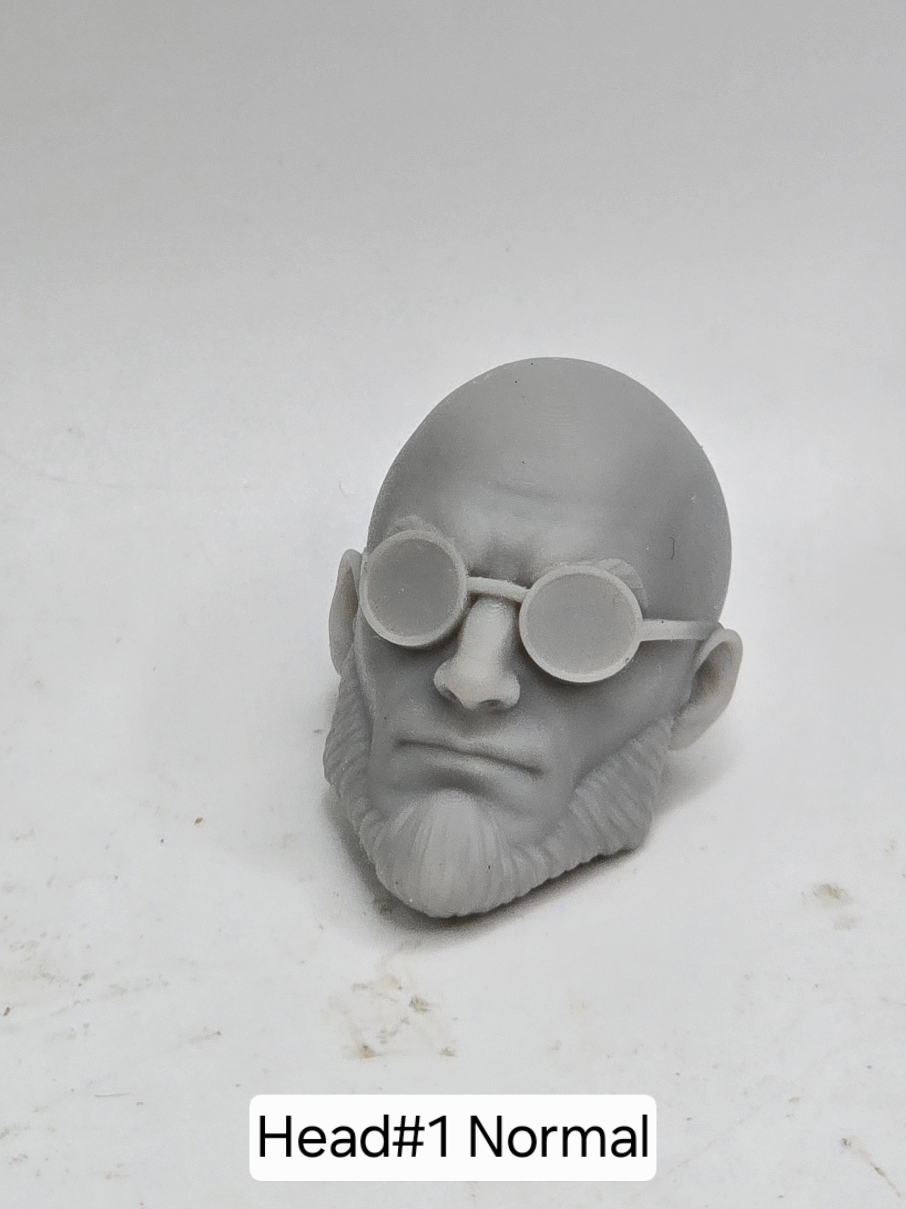 Custom 3d Printed Classified Legends Compatible Comic Multiverse Bat Man Hugo Scientist Heads 1/12 1-10 1/18 Scale