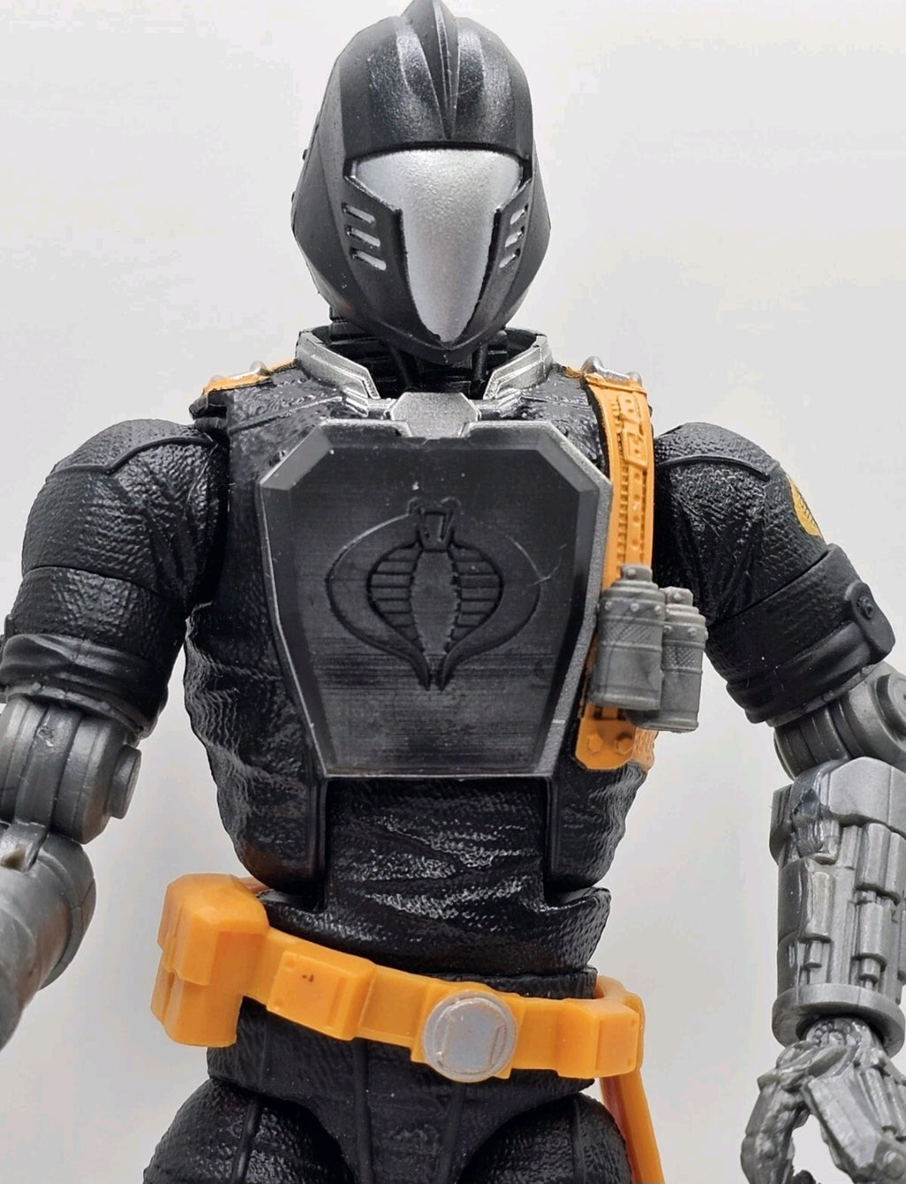 Custom 3d Printed Compatible Classified Legends Comic Multiverse Battle Android Accessory  1:12 6" Scale - Cobra Chest Plate Accessory