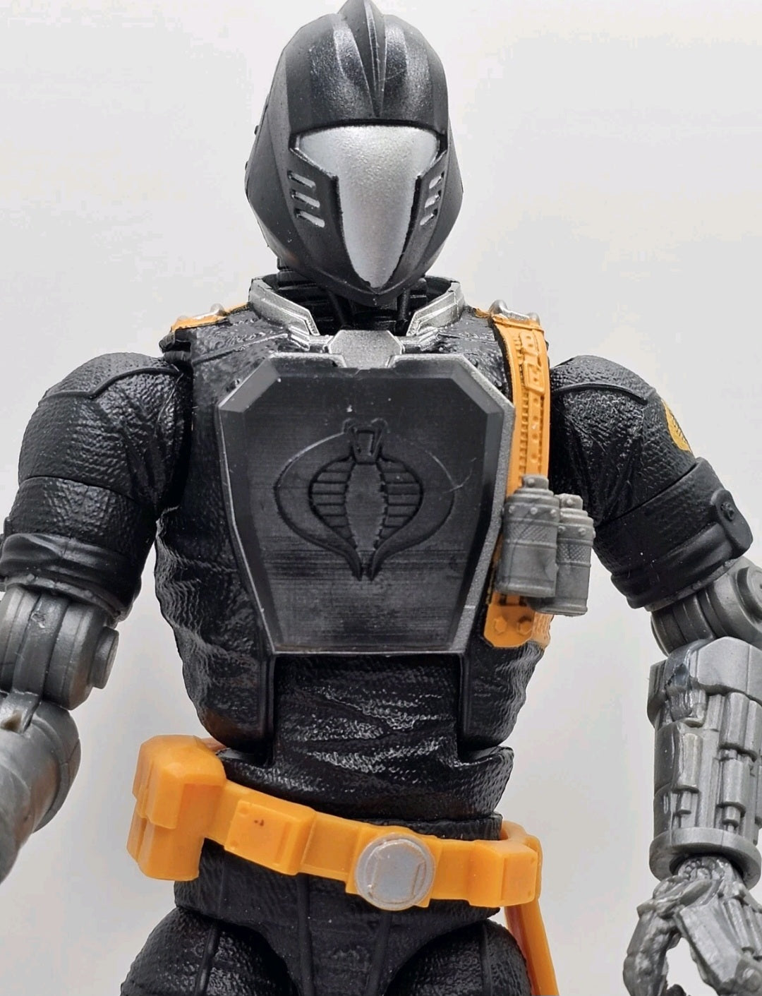 Custom 3d Printed Compatible Classified Legends Comic Multiverse Battle Android Accessory  1:12 6" Scale - Cobra Chest Plate Accessory