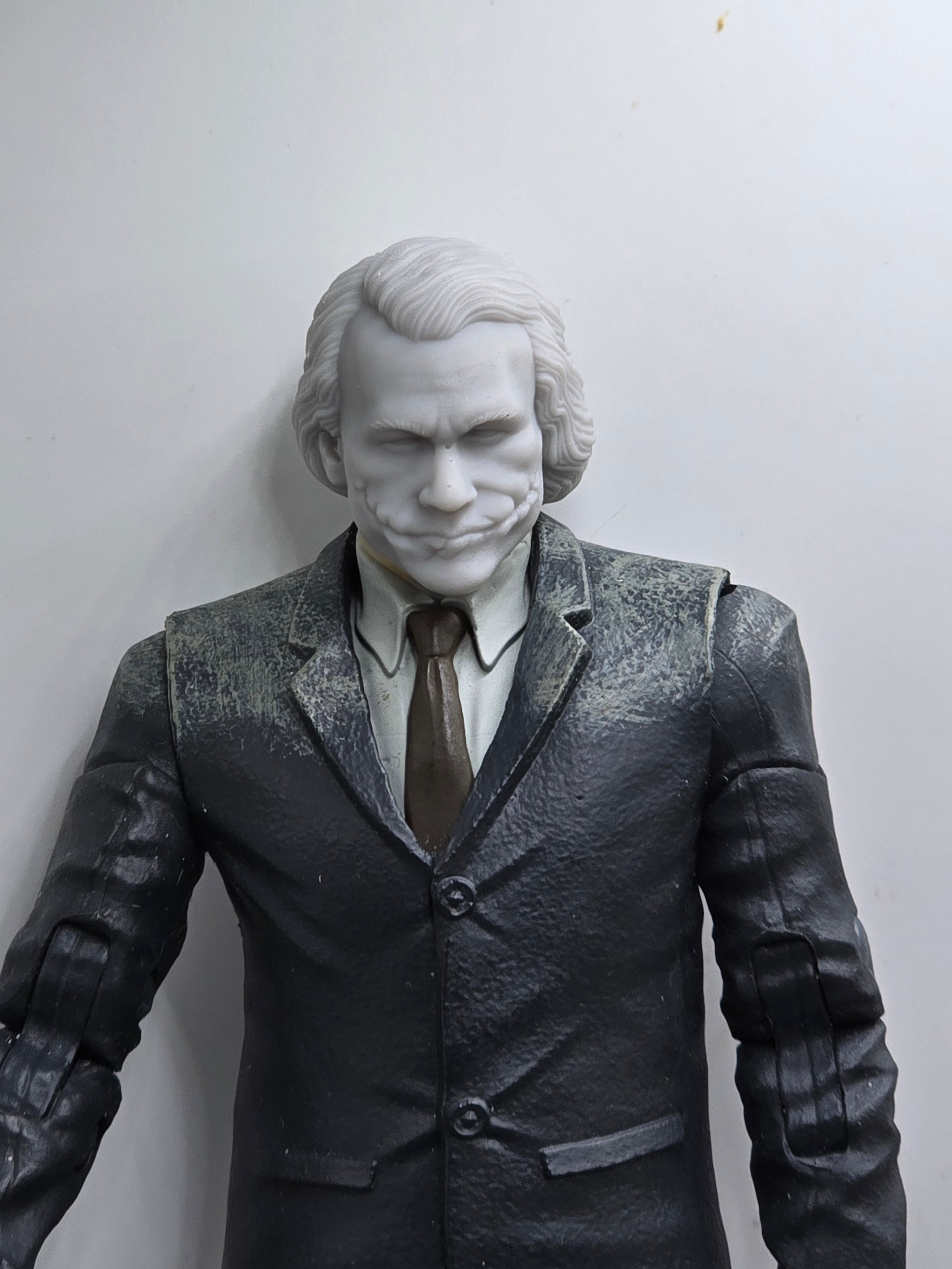 Custom 3d Printed Classified Legends Compatible Comic Multiverse Heath Joke Man Heads 1/12 1-10 1/18 Scale