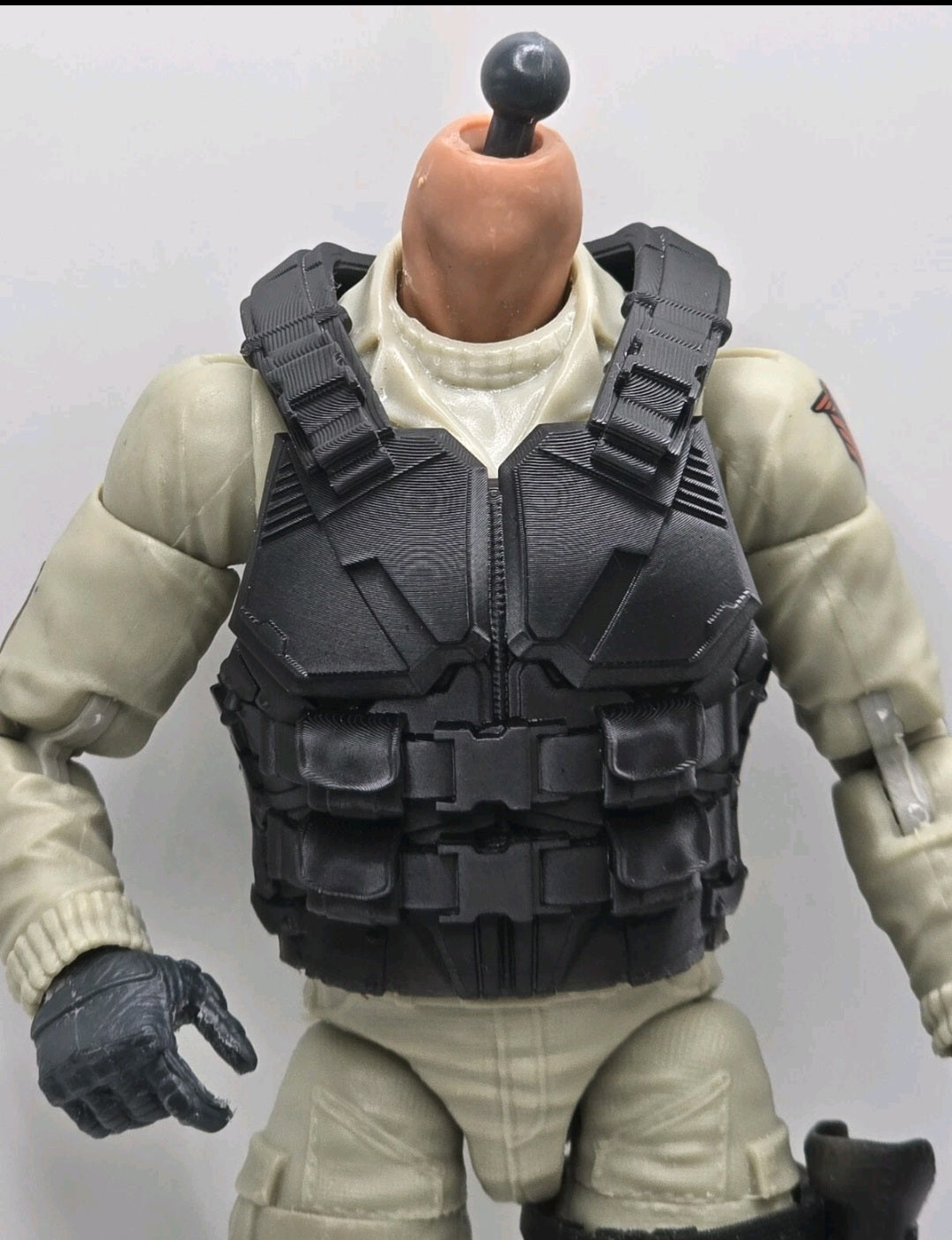 Custom 3d Printed Compatible Classified Legends Comic Multiverse Hurricane Daywalker Vampire Hunter #1 Flexible Vest 1:12 6" Scale.