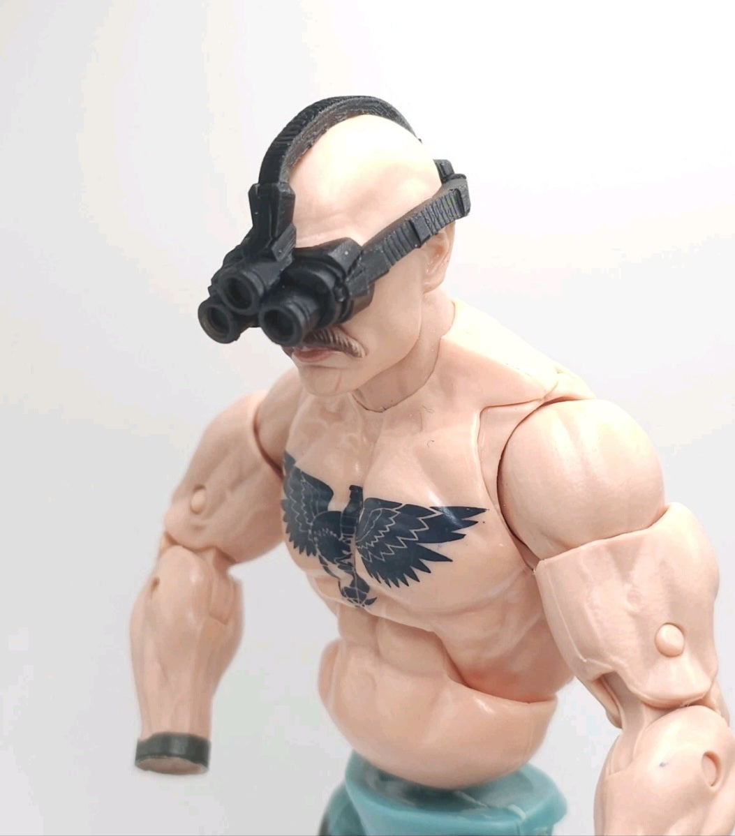 Custom 3d Printed Compatible Classified Legends Comic Multiverse Flexible Night Vision Goggles 1:12 6" Scale.