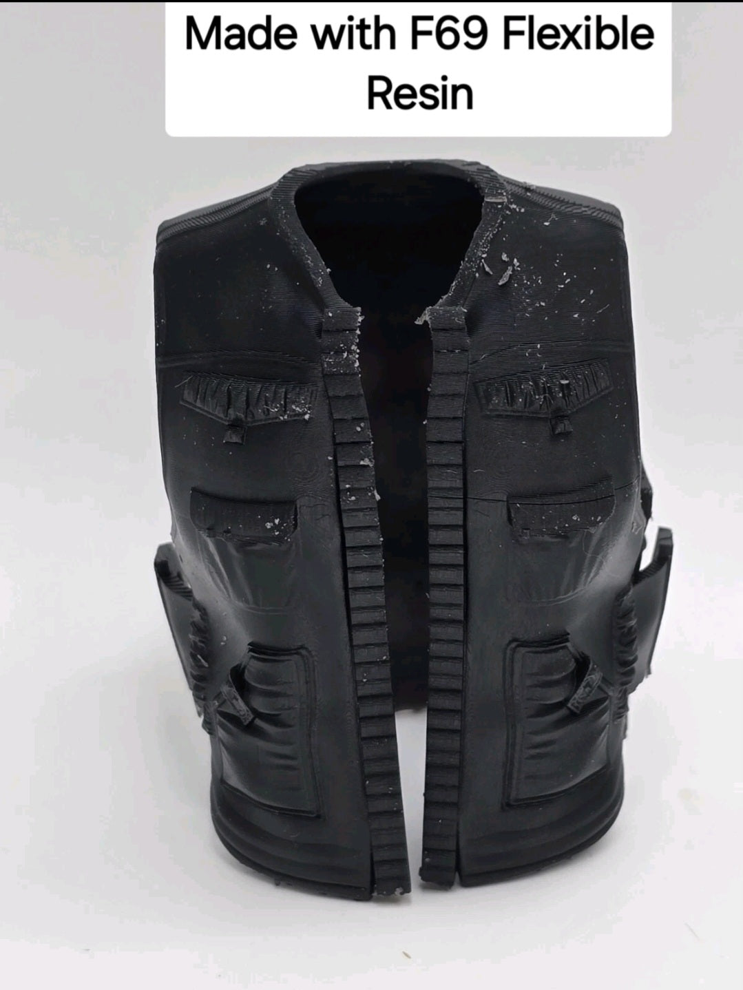 Custom 3d Printed Compatible Classified Legends Comic Multiverse Pathfinder v1Flexible Vest 1:12 6" Scale.