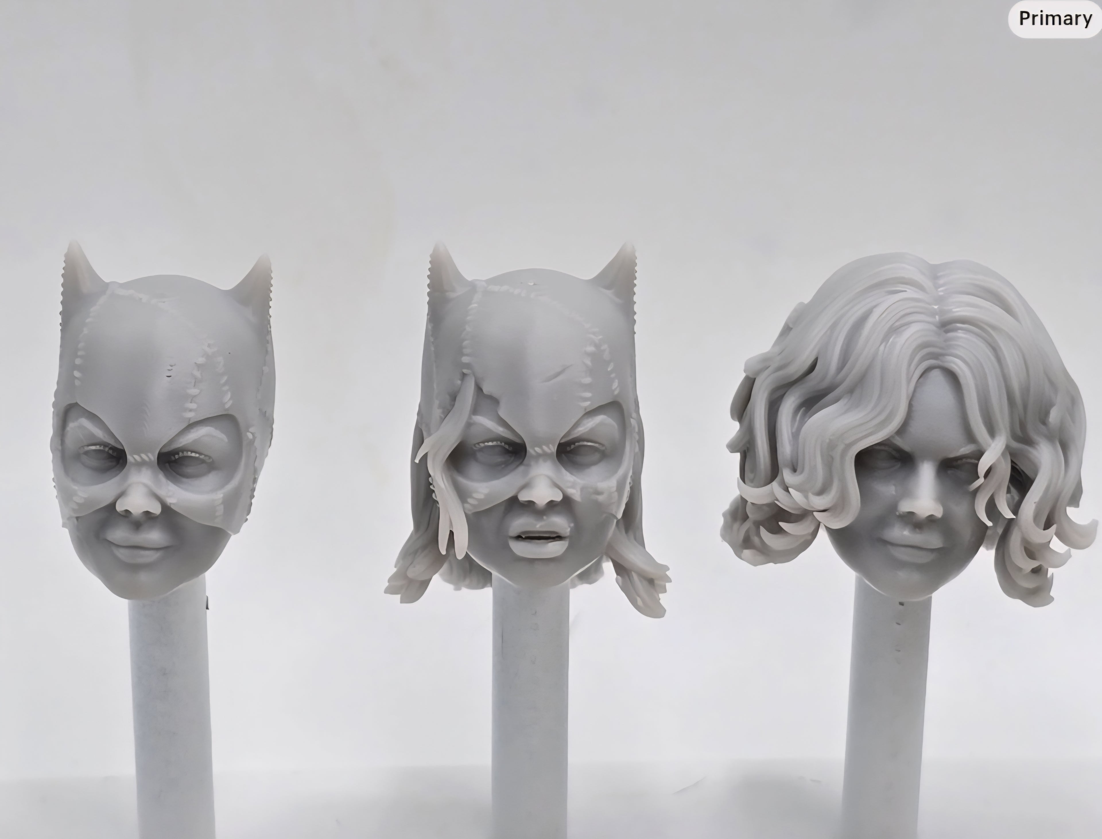 Custom 3d Printed Classified Legends Compatible Comic Multiverse Bat Man Woman Cat Kyle Heads 1/12 1-10 1/18 Scale