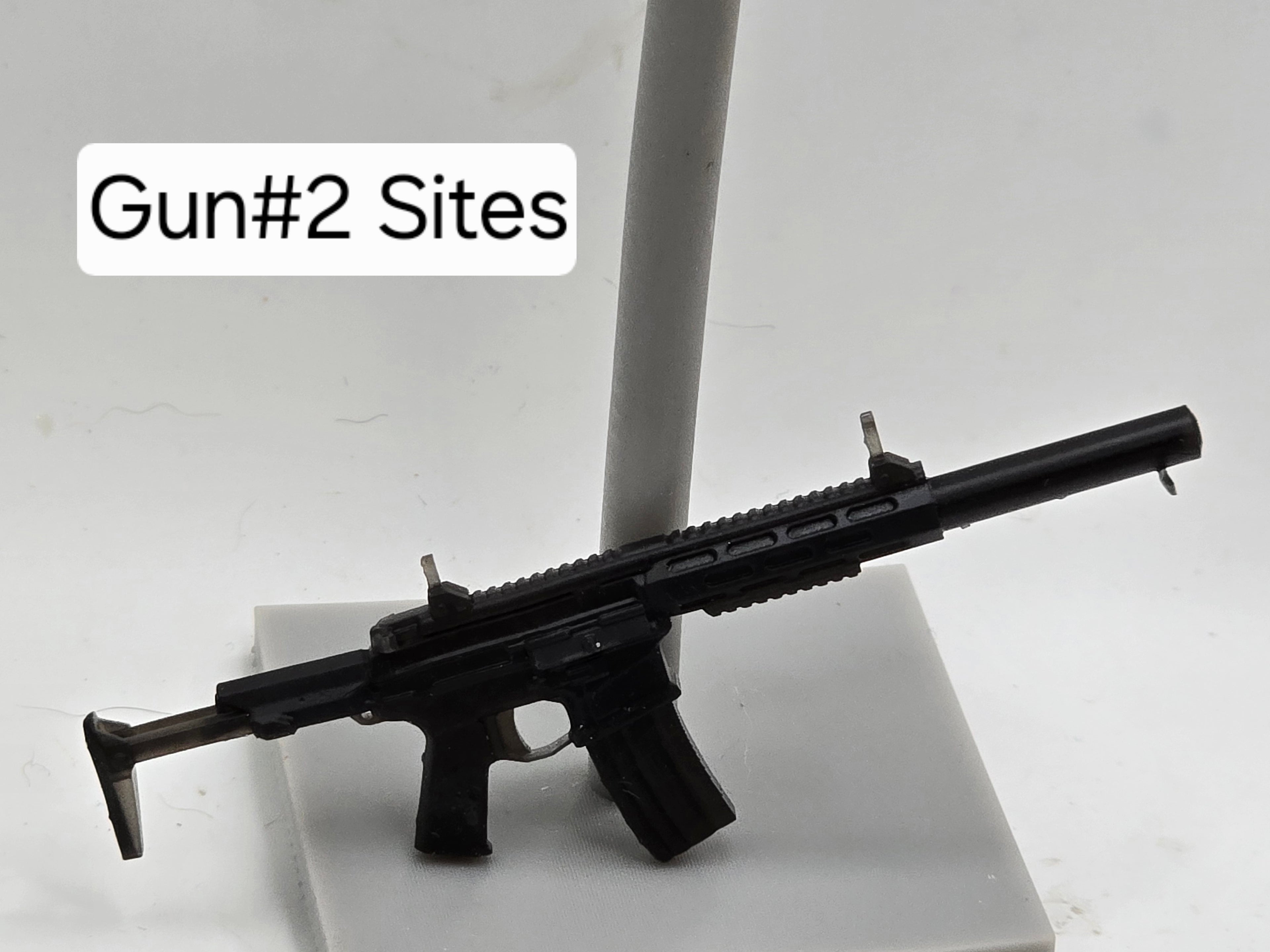 Custom 3d Printed Compatible Classified Legends Comic Multiverse Honey Badger Toy Gun  1:12 6" Scale.