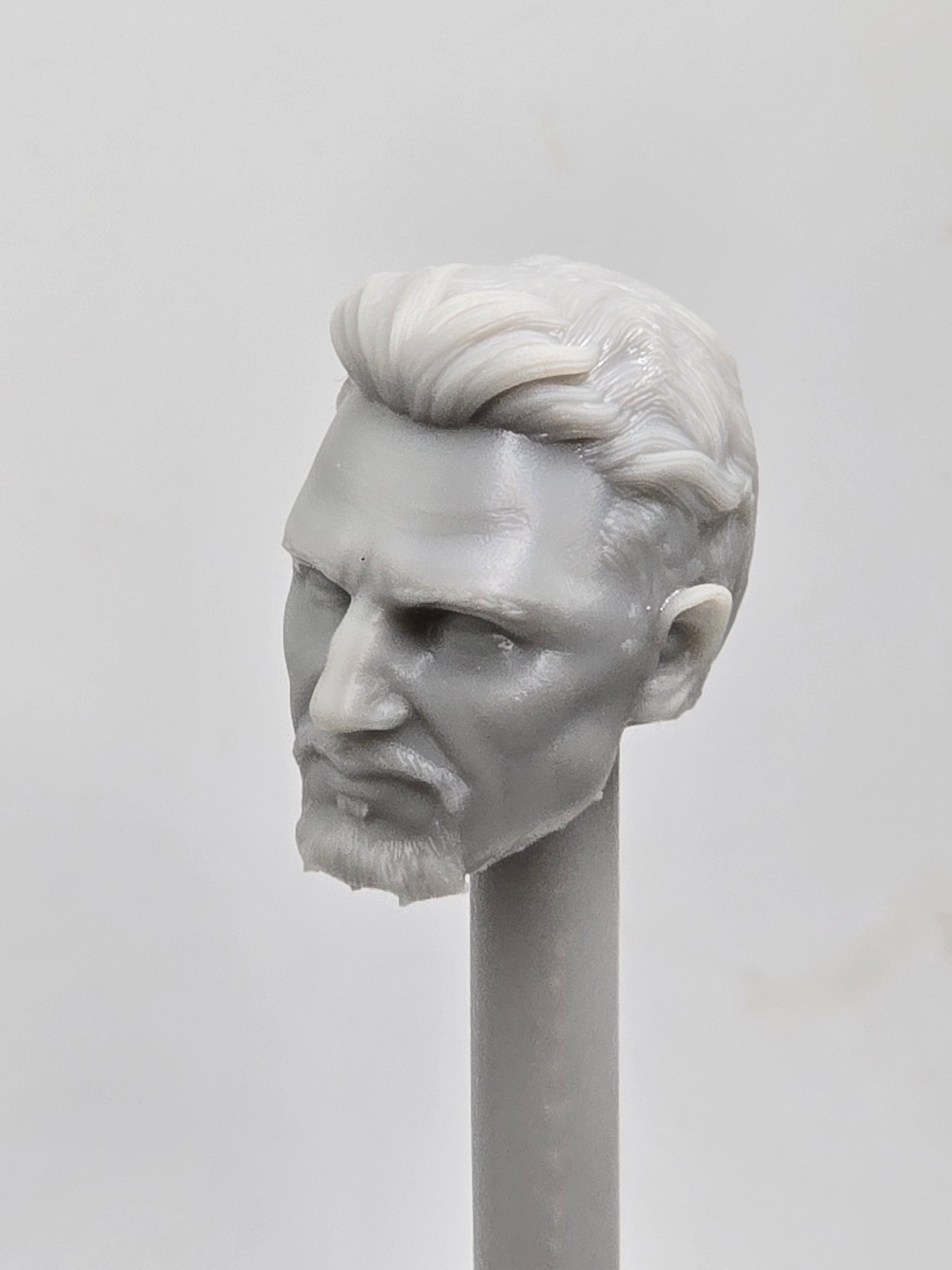 Custom 3d Printed Classified Legends Compatible Comic Multiverse Ra's Liam Heads 1/12 1-10 1/18 Scale