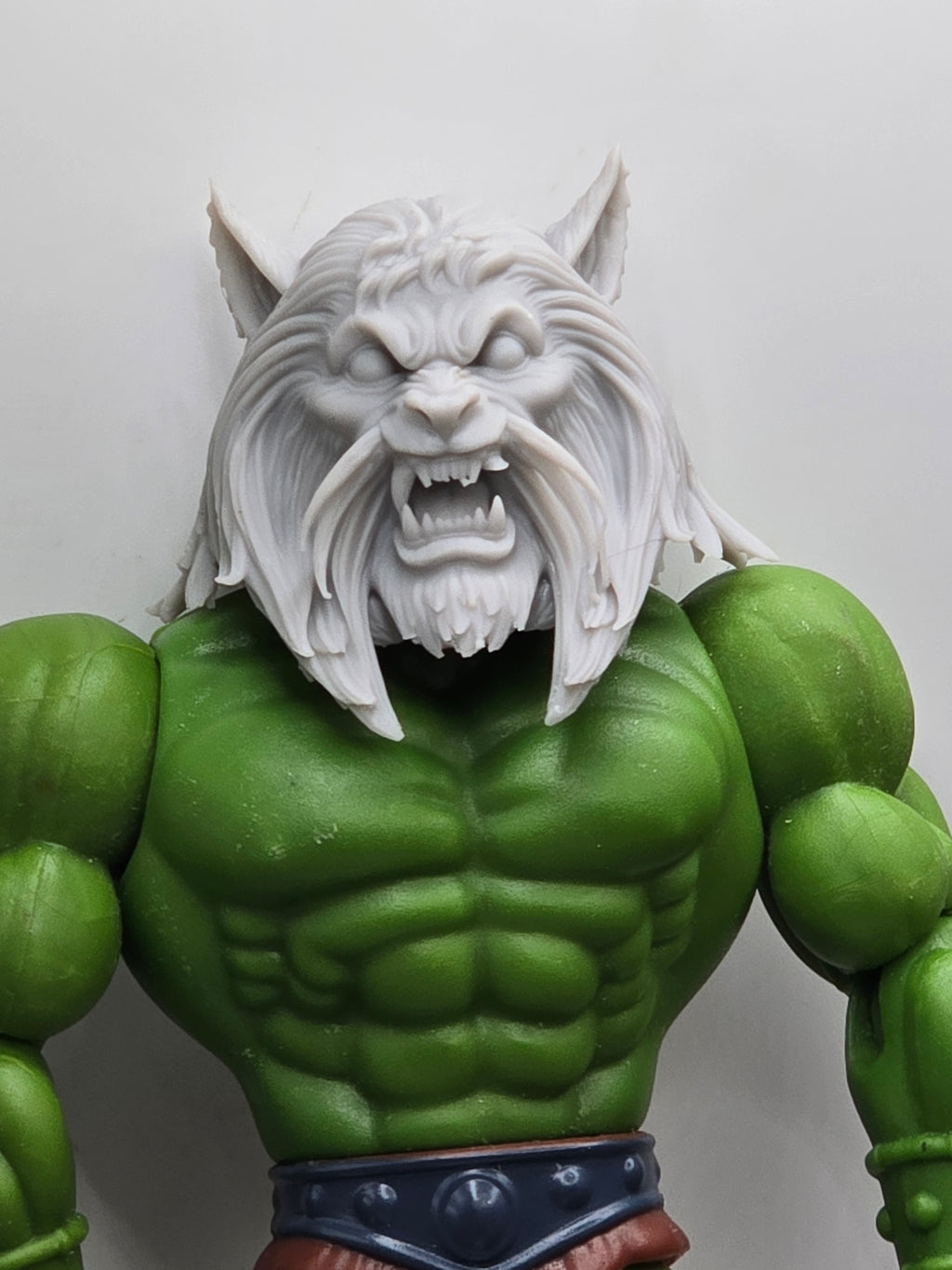 Custom 3d Printed Classified Legends Compatible Comic Multiverse Thrillor Wolf Heads 1/12 1-10 1/18 Scale