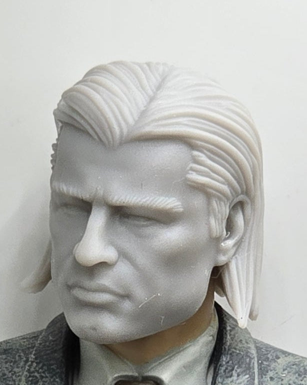 Custom 3d Printed Classified Legends Compatible Comic Multiverse Vincent Travolta Heads 1/12 1-10 1/18 Scale