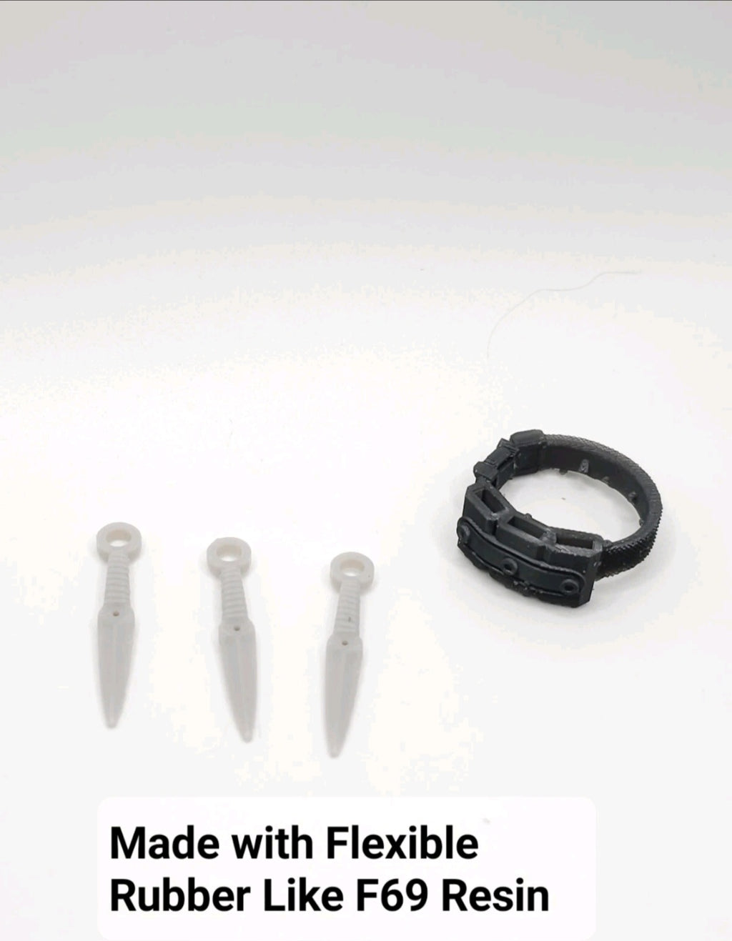 Custom 3d Printed Compatible Classified Legends Comic Multiverse Tacticle Flexible Kunai Leg Holster 1:12 6" Scale.