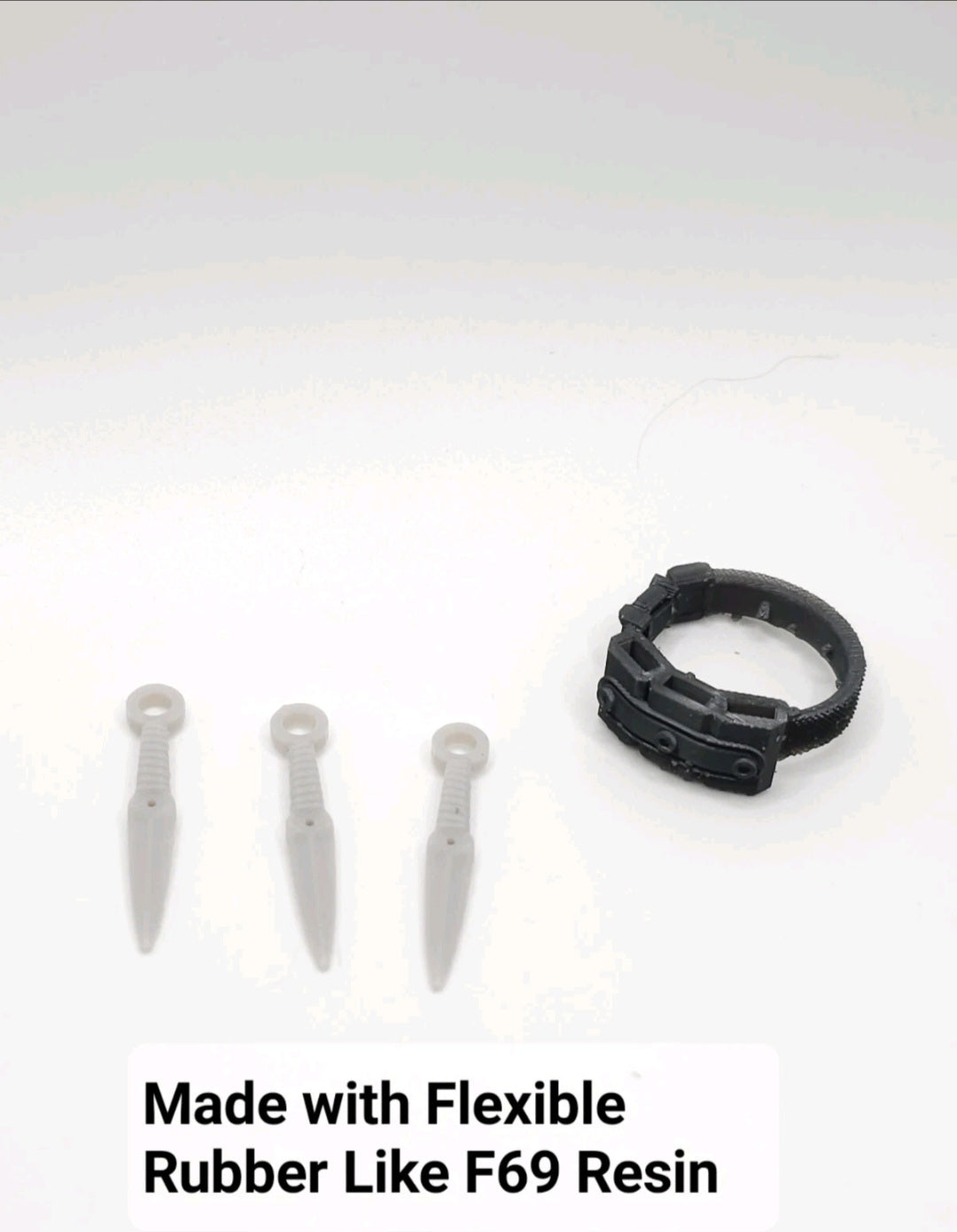 Custom 3d Printed Compatible Classified Legends Comic Multiverse Tacticle Flexible Kunai Leg Holster 1:12 6" Scale.