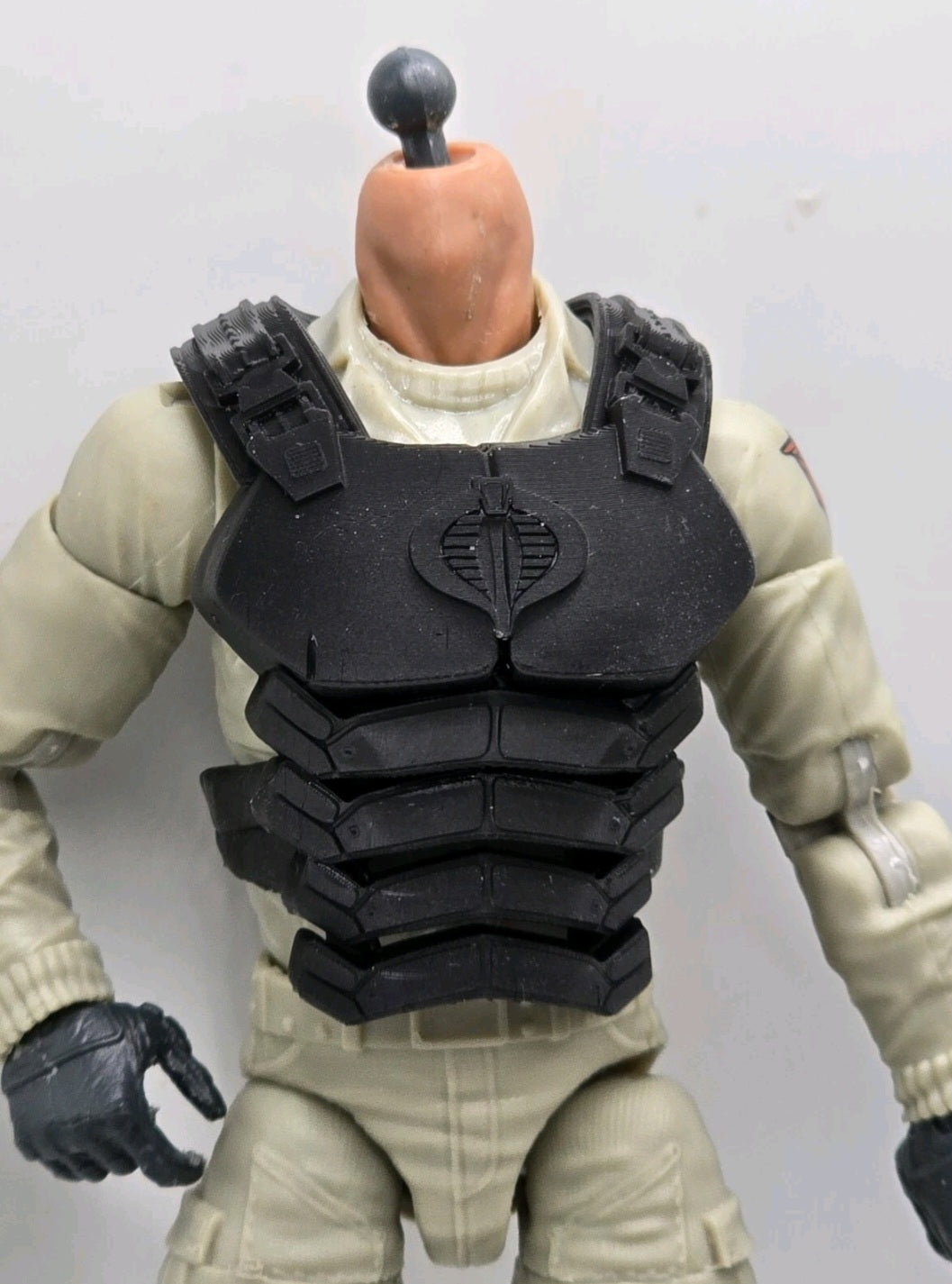 Custom 3d Printed Compatible Classified Legends Comic Multiverse Cobra v2 Flexible Vest 1:12 6" Scale.