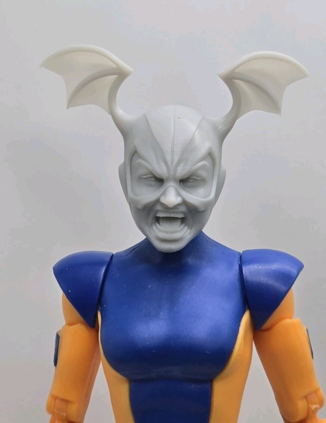 Custom 3d Printed Classified Legends Compatible Comic Multiverse Red Light Corps Bleez Scream Heads 1/12 1-10 1/18 Scale
