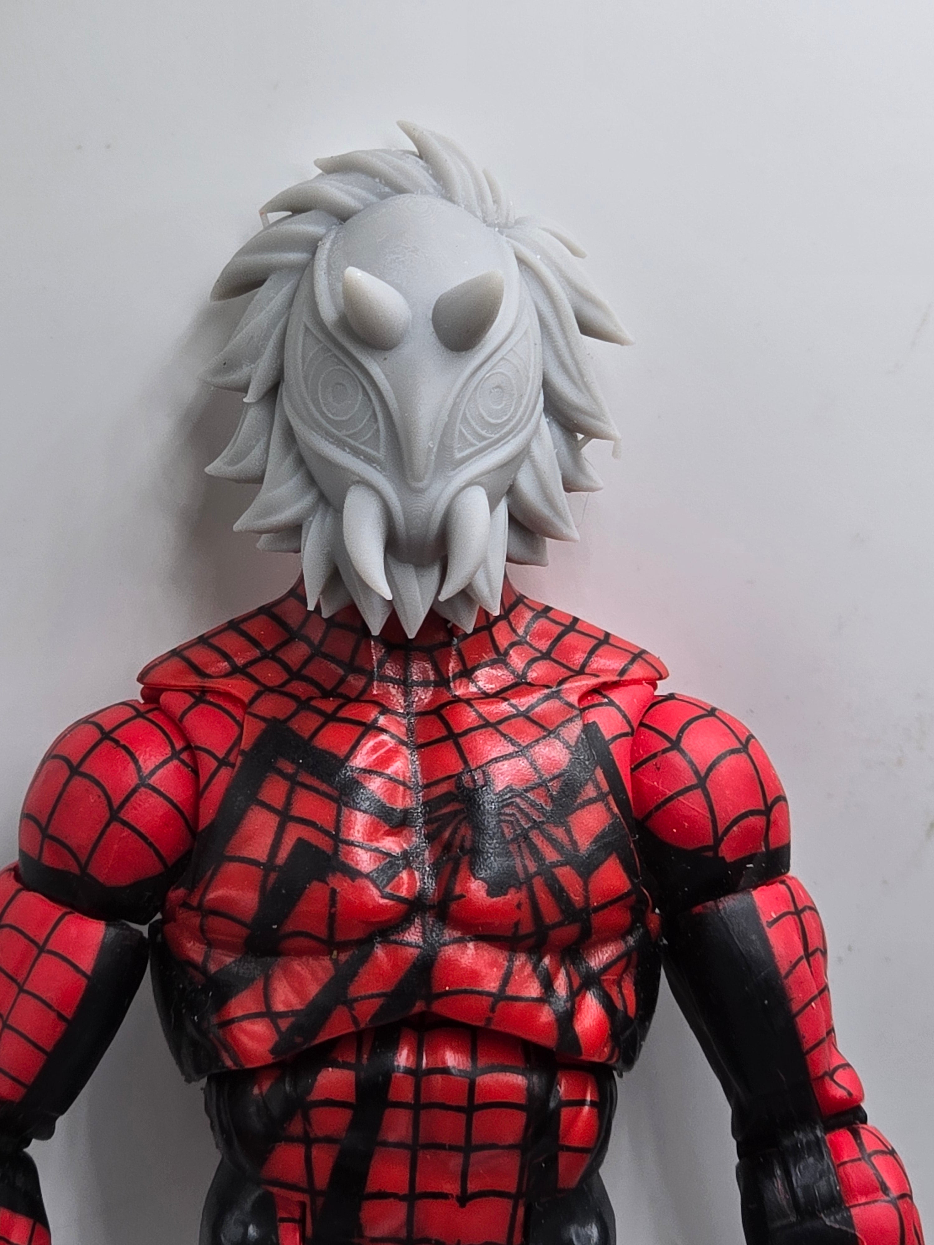 Custom 3d Printed Classified Legends Compatible Comic Multiverse Oni Web Slinger Heads 1/12 1-10 1/18 Scale