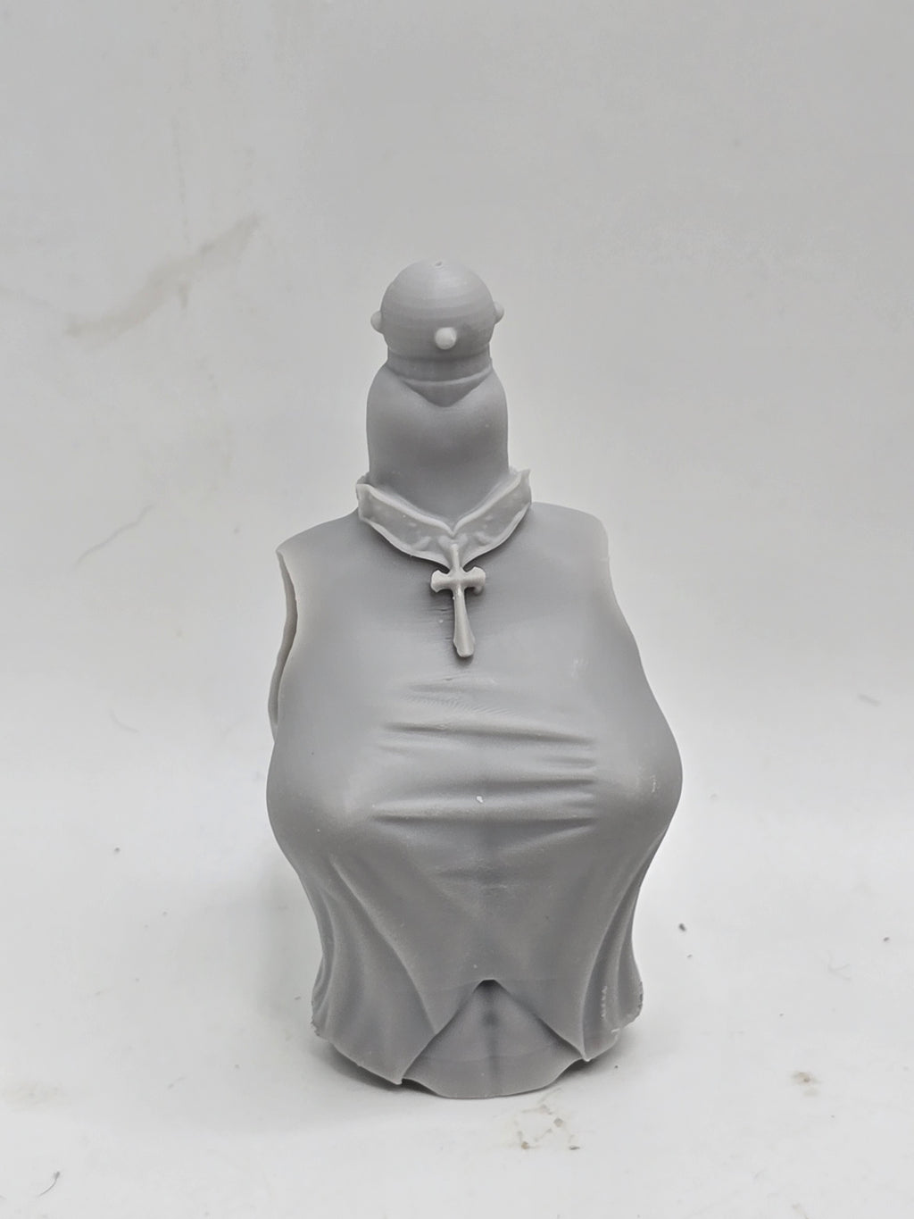 3d Printed Mythic Legions Scale Head 2.0 Female Holy Emblem Torso 1:12 6" Scale.