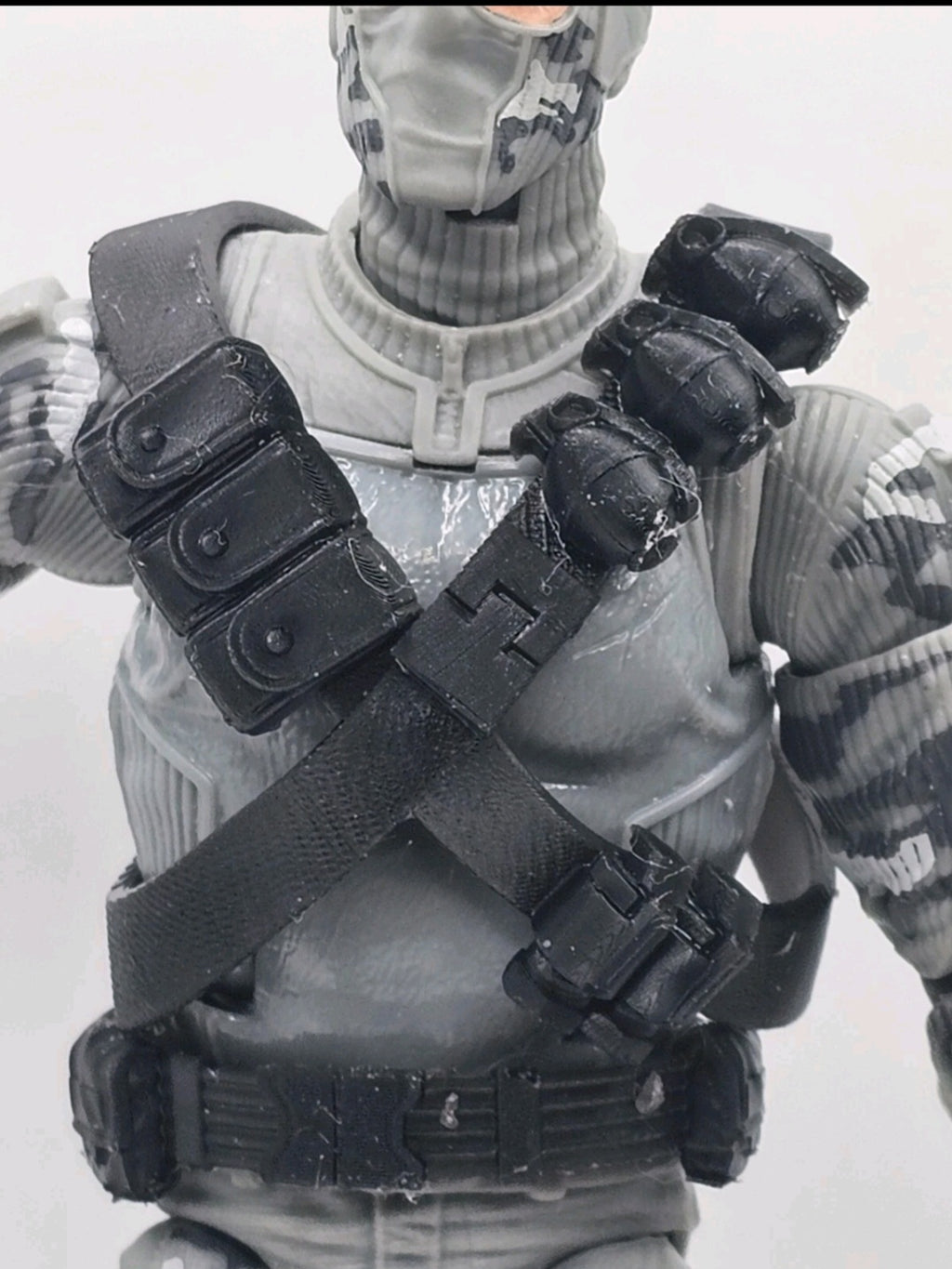 Custom 3d Printed Compatible Classified Legends Comic Multiverse Sabatour Double Bandolier Flexible  1:12 6" Scale.