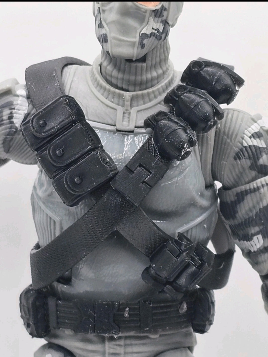 Custom 3d Printed Compatible Classified Legends Comic Multiverse Sabatour Double Bandolier Flexible  1:12 6" Scale.