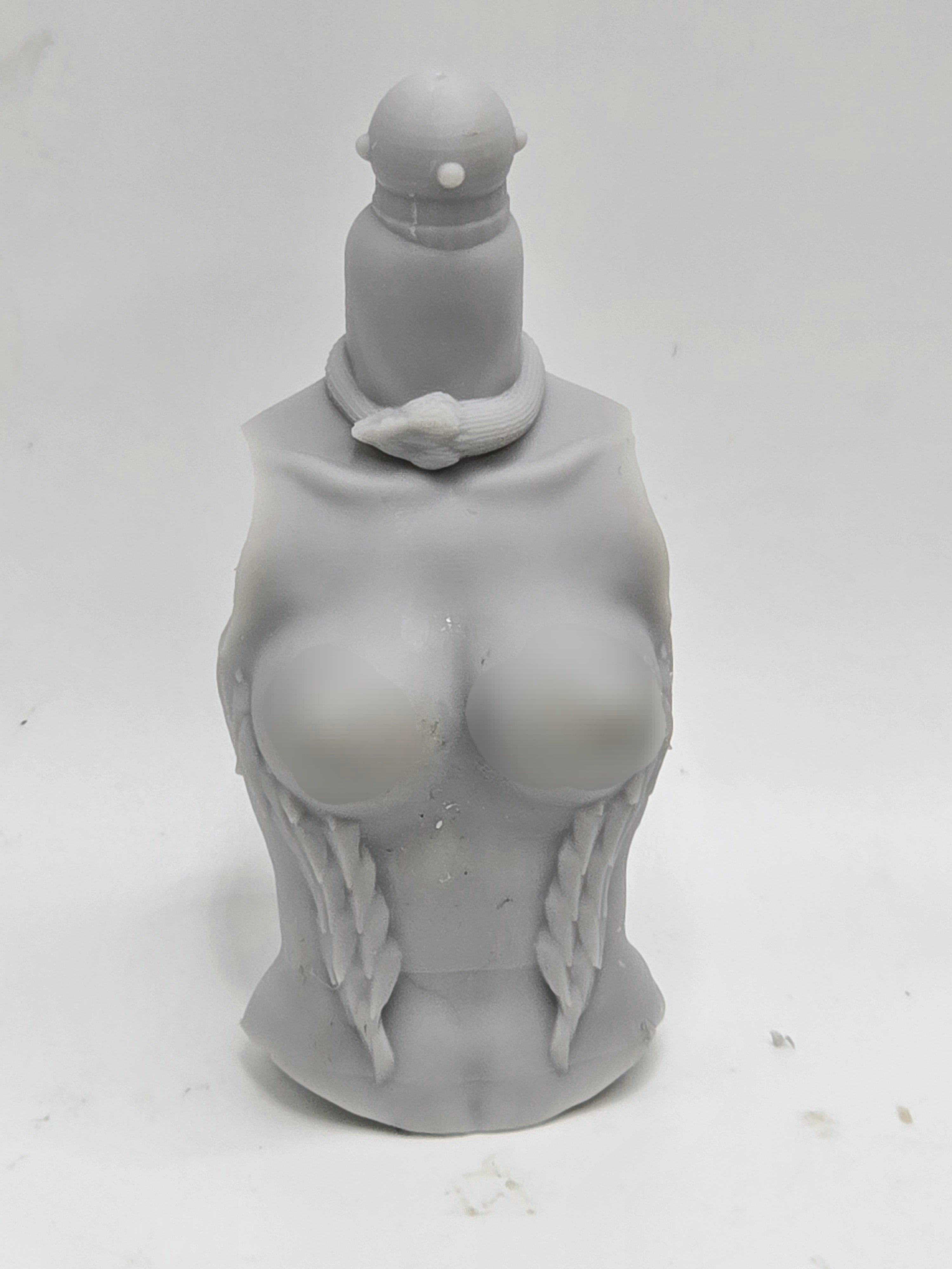 3d Printed Mythic Legions Scale Head 2.0 Medusa Torso 1:12 6" Scale.