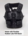 Custom 3d Printed Compatible Classified Legends Comic Multiverse Cobra v1 Flexible Vest 1:12 6" Scale.