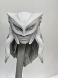 Custom 3d Printed Classified Legends Compatible Comic Multiverse Justice Team Female Hawk Heads 1/12 1-10 1/18 Scale