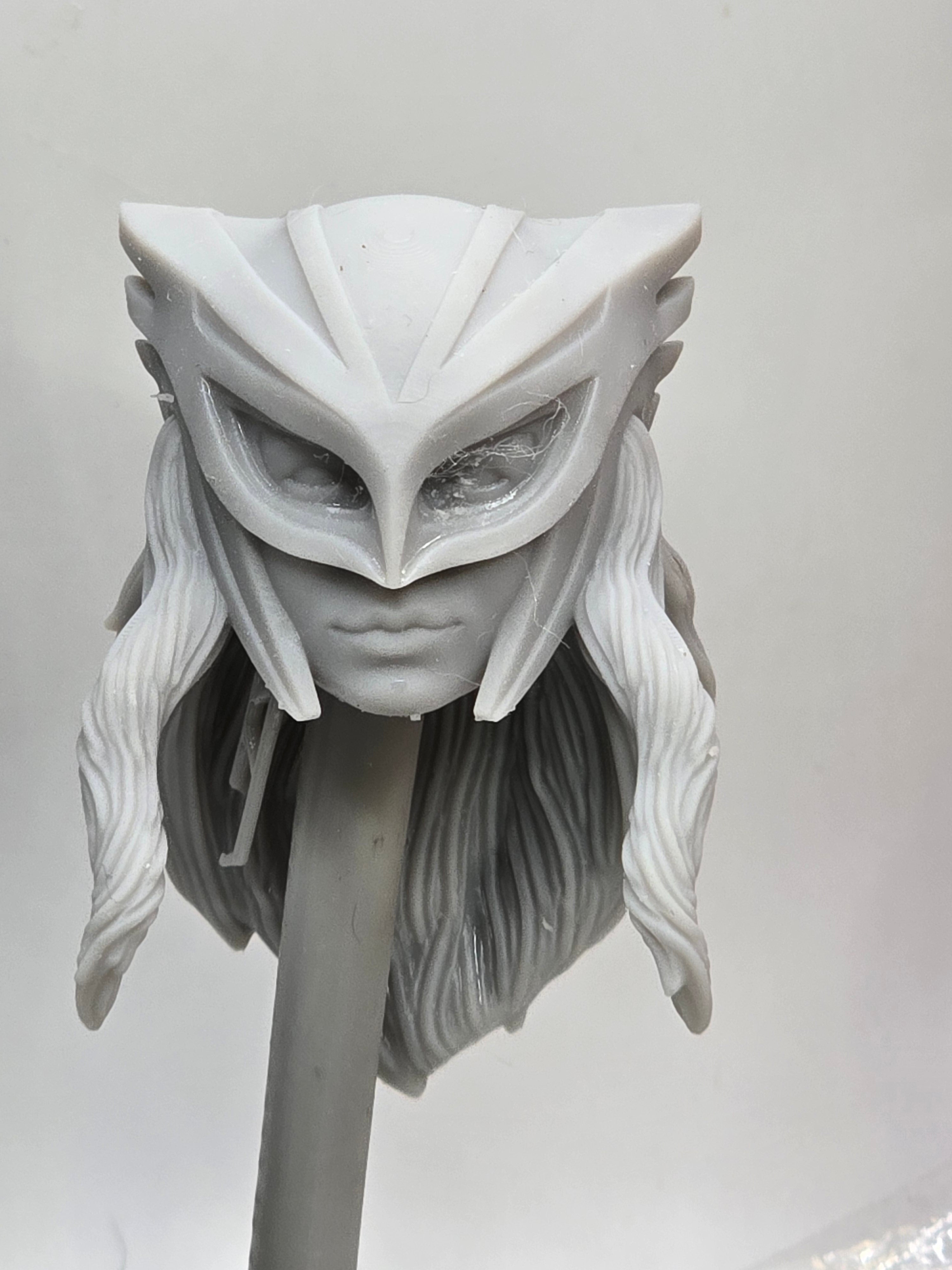 Custom 3d Printed Classified Legends Compatible Comic Multiverse Justice Team Female Hawk Heads 1/12 1-10 1/18 Scale