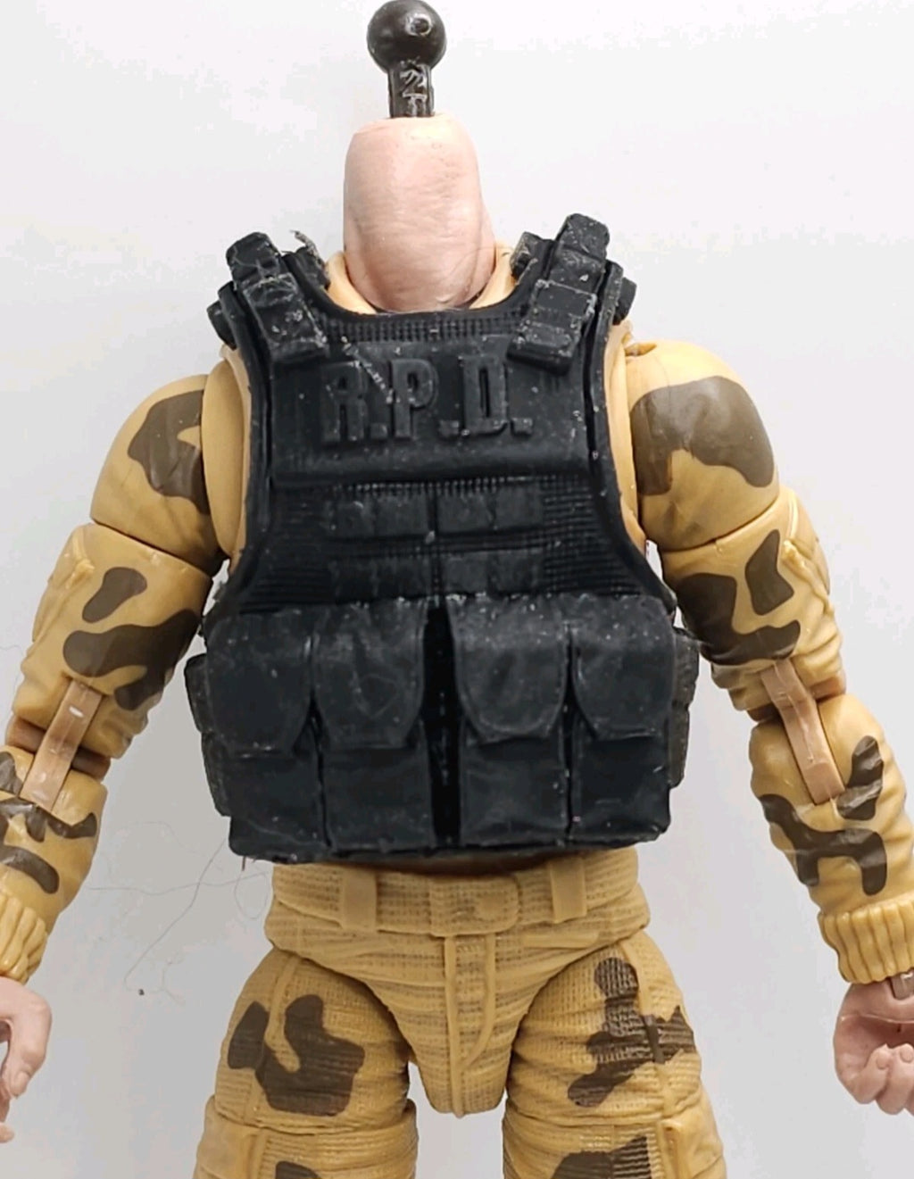 Custom 3d Printed Compatible Classified Legends Comic Multiverse RPD Police Flexible Vest 1:12 6" Scale.