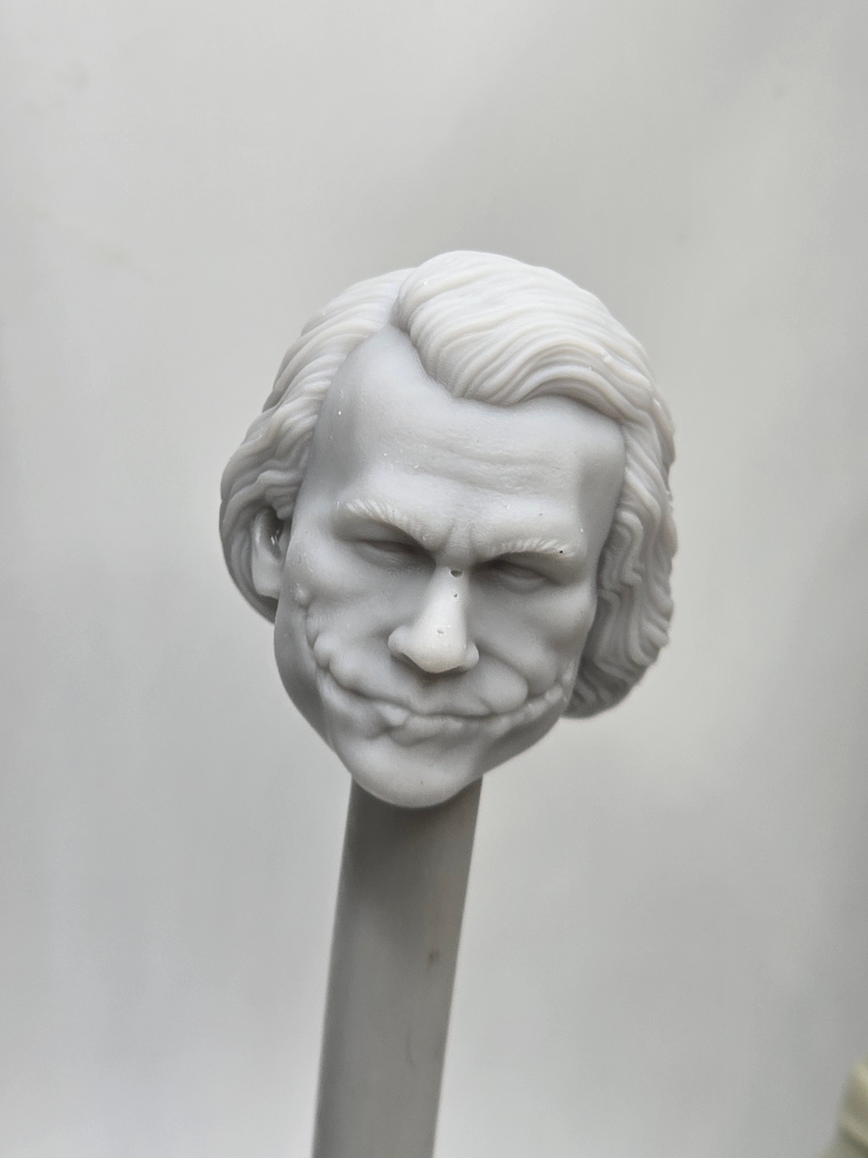 Custom 3d Printed Classified Legends Compatible Comic Multiverse Heath Joke Man Heads 1/12 1-10 1/18 Scale