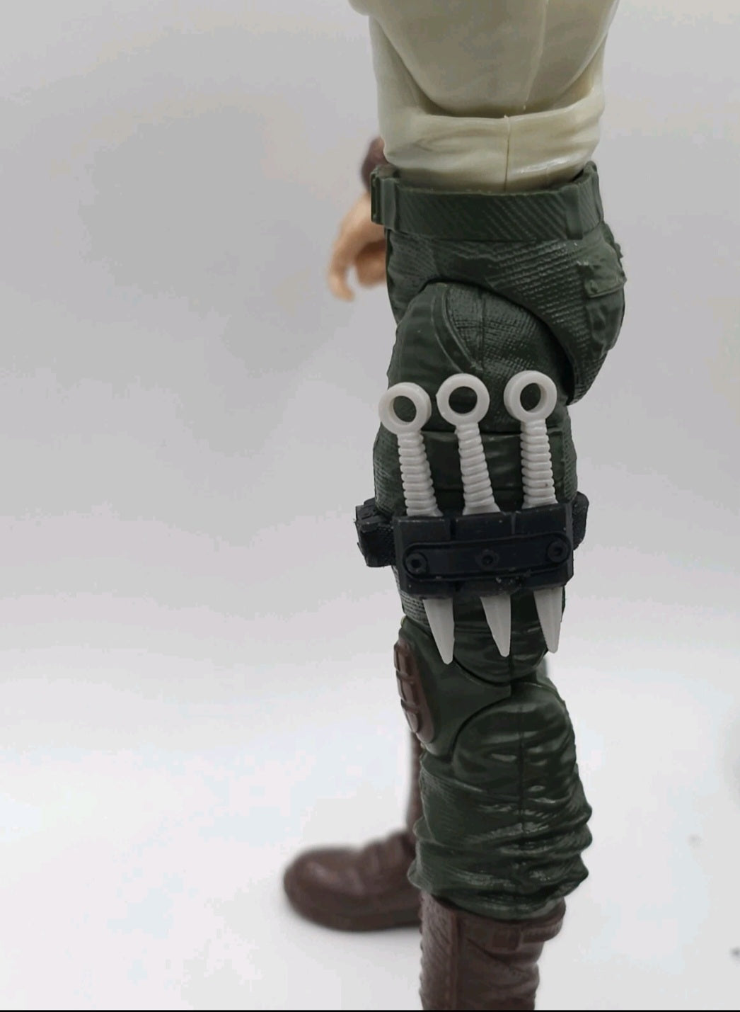 Custom 3d Printed Compatible Classified Legends Comic Multiverse Tacticle Flexible Kunai Leg Holster 1:12 6" Scale.