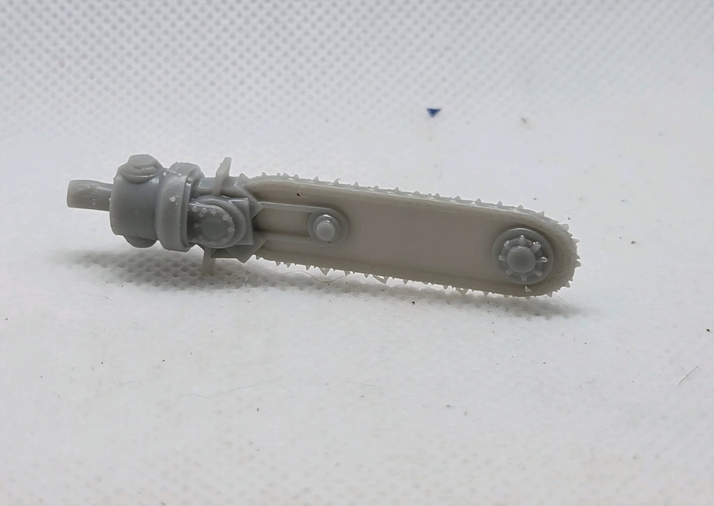 Custom 3d Printed Compatible Classified Legends Comic Multiverse Battle Android Accessory  1:12 6" Scale - Thin Chainsaw