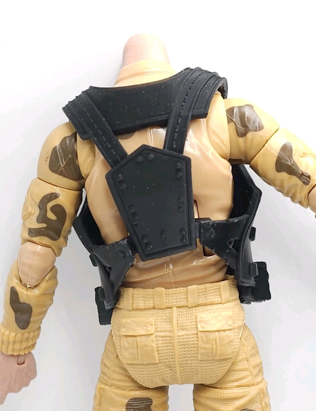 Custom 3d Printed Compatible Classified Legends Comic Multiverse Punishment Man v2 Flexible Vest 1:12 6" Scale.