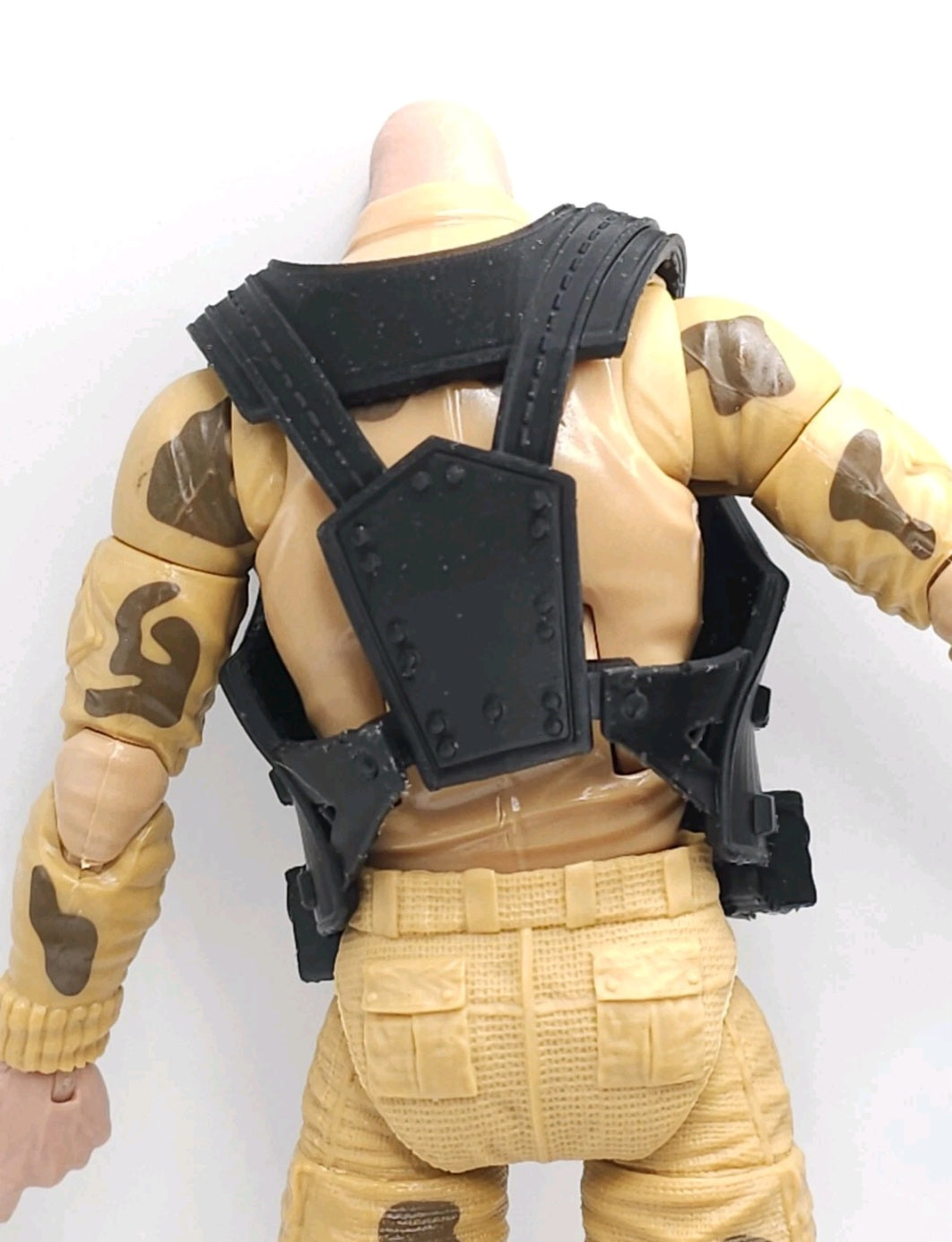 Custom 3d Printed Compatible Classified Legends Comic Multiverse Punishment Man v2 Flexible Vest 1:12 6" Scale.