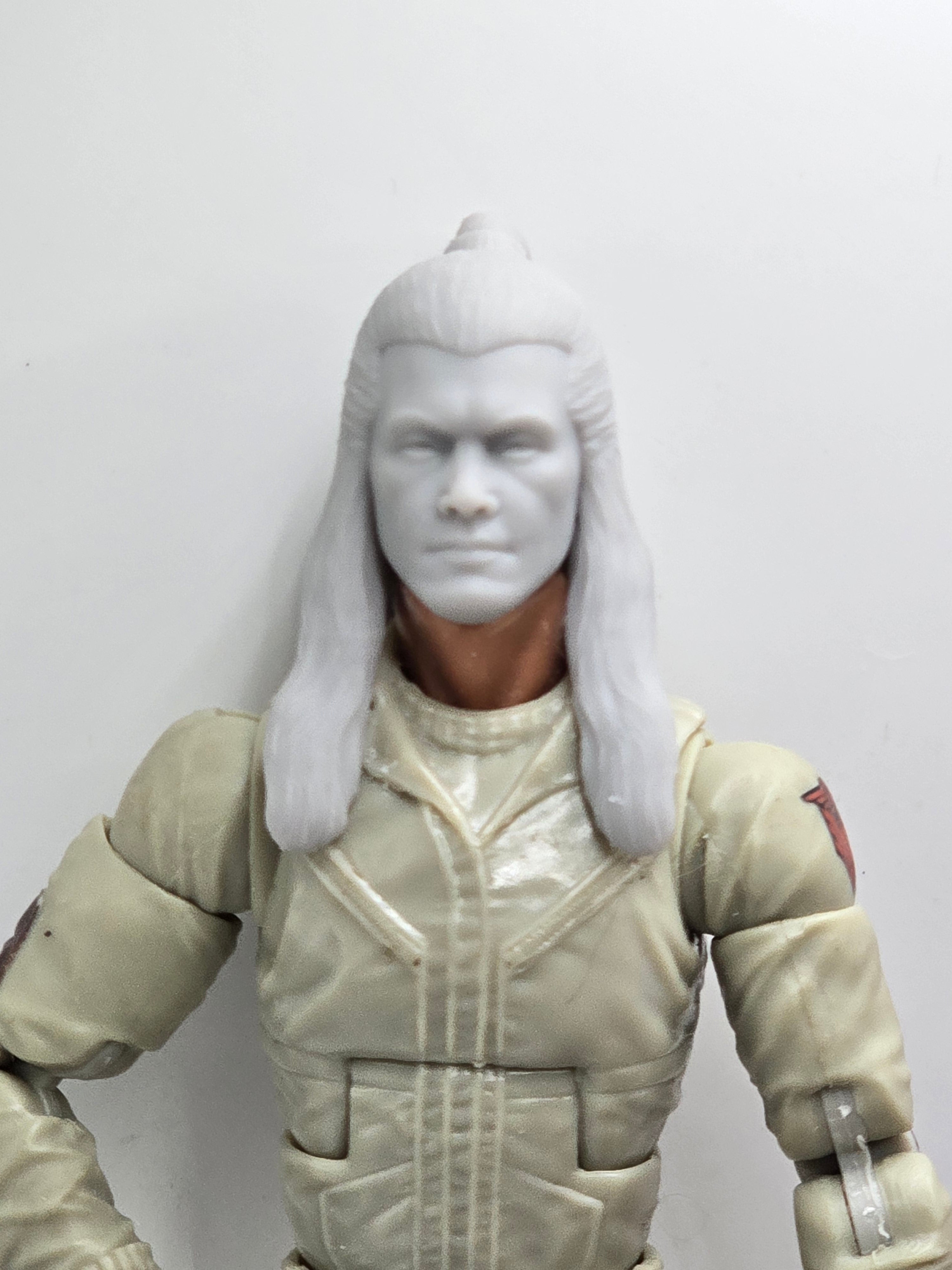 Custom 3d Printed Classified Legends Compatible Comic Multiverse 3 Storms Rain Head  1/12 1-10 1/18 Scale