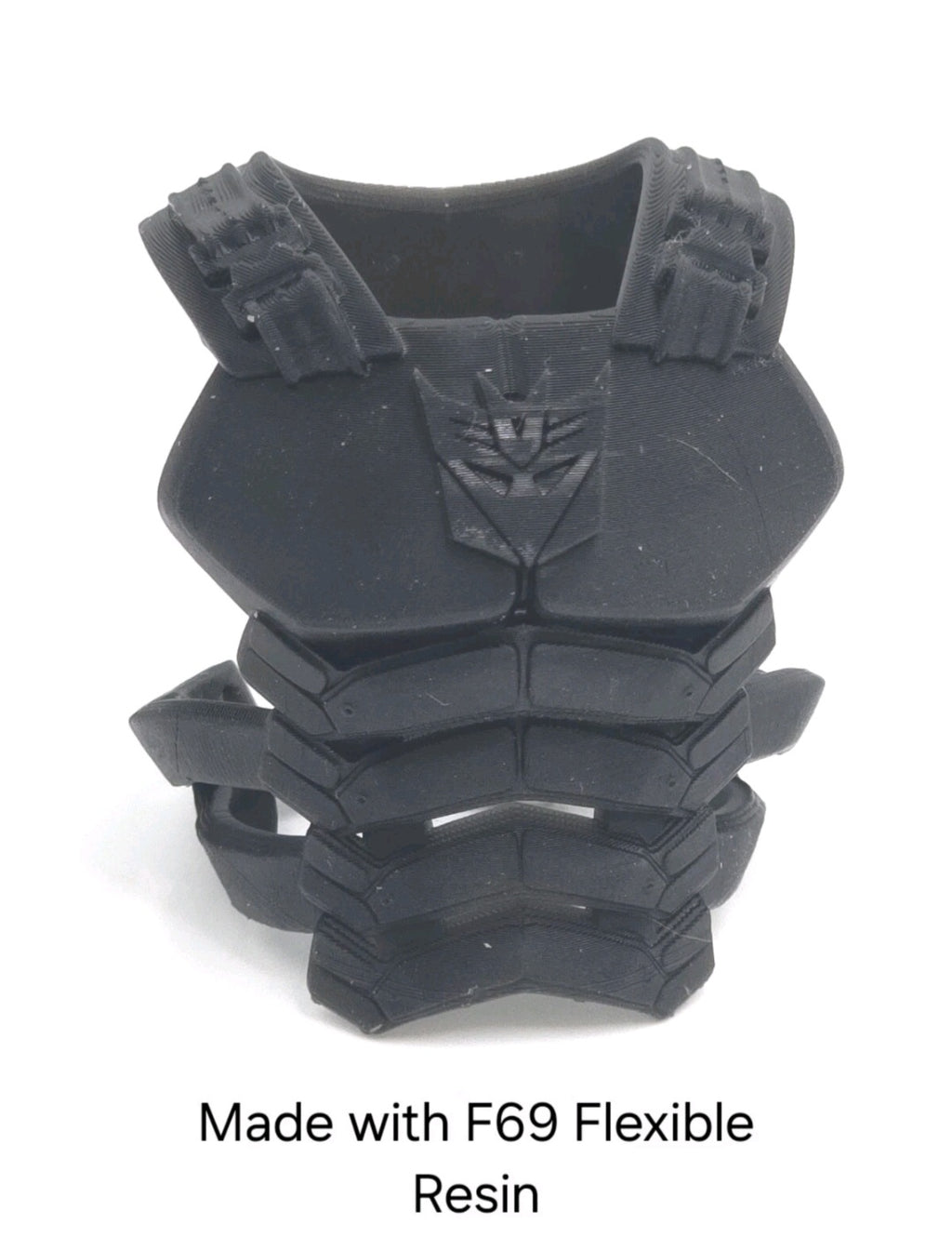 Custom 3d Printed Compatible Classified Legends Comic Multiverse Transformation Decept Flexible Vest 1:12 6" Scale.