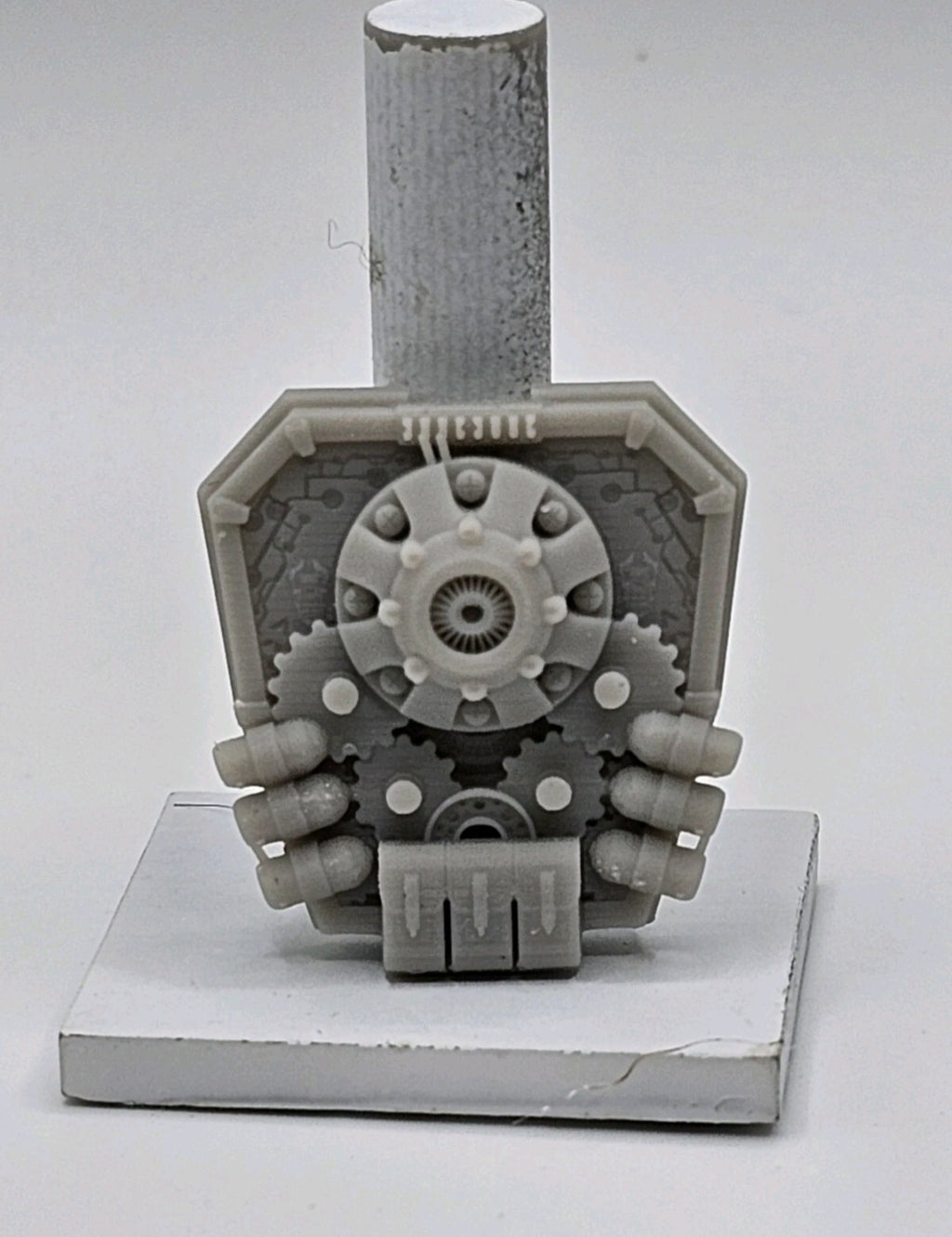 Custom 3d Printed Compatible Classified Legends Comic Multiverse Battle Android Accessory  1:12 6" Scale - Gears Chest Plate Accessory