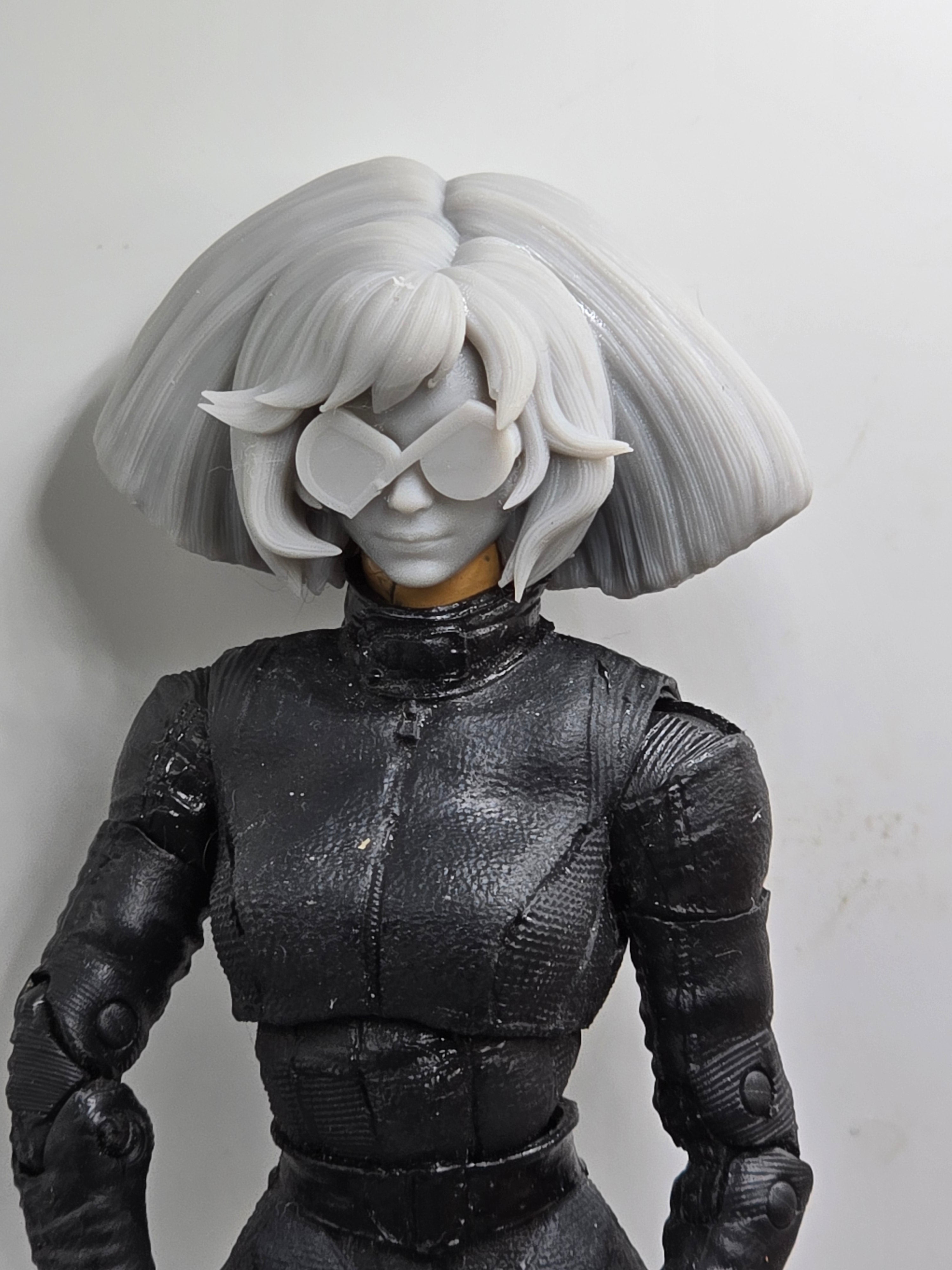 Custom 3d Printed Classified Legends Compatible Comic Multiverse Metalic Hawks Melody Glasses Heads 1/12 1-10 1/18 Scale