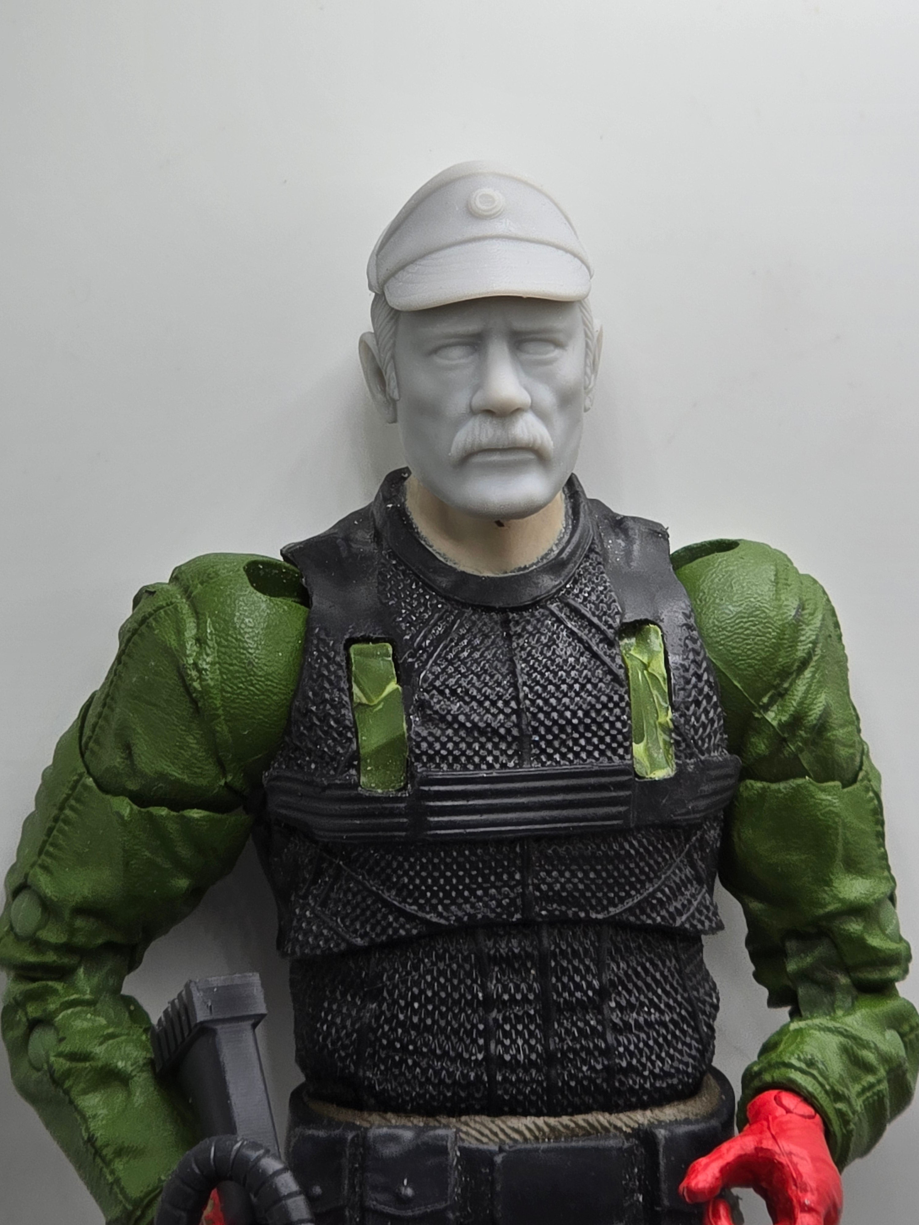 Custom 3d Printed Classified Legends Compatible Comic Multiverse Space Wars Pallaeon Head 1/12 1-10 1/18 Scale