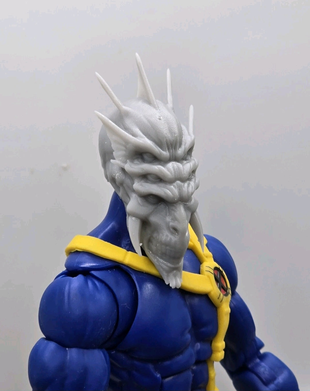Custom 3d Printed Classified Legends Compatible Comic Multiverse Red Light Corps Haggor Heads 1/12 1-10 1/18 Scale