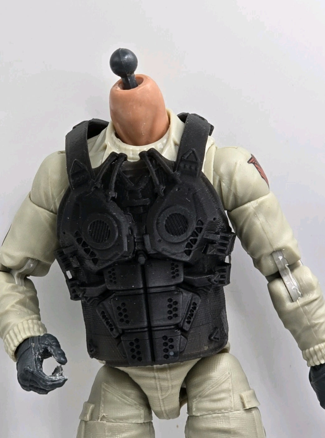 Custom 3d Printed Compatible Classified Legends Comic Multiverse Toxo Viper v1 Flexible Vest 1:12 6" Scale.