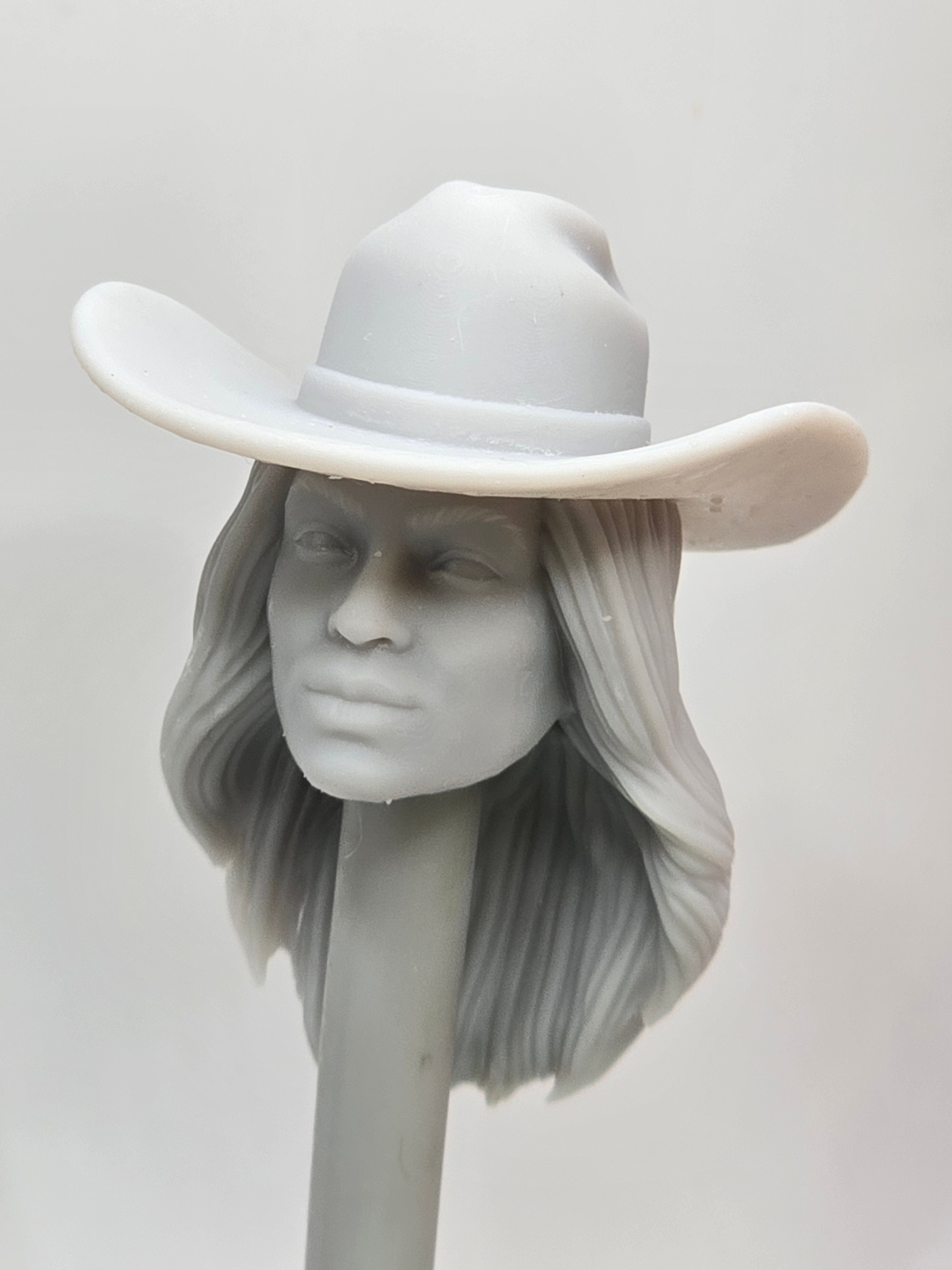 Custom 3d Printed Classified Legends Compatible Comic Multiverse Cowboy B Carter Heads 1/12 1-10 1/18 Scale
