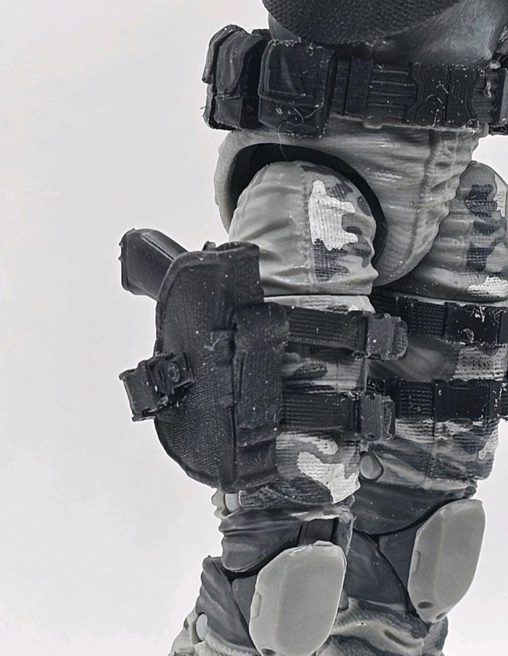 Custom 3d Printed Compatible Classified Legends Comic Multiverse Leg Holster Flexible  1:12 6" Scale.