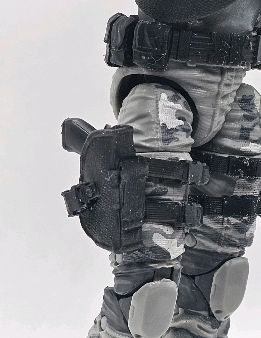 Custom 3d Printed Compatible Classified Legends Comic Multiverse Leg Holster Flexible  1:12 6" Scale.