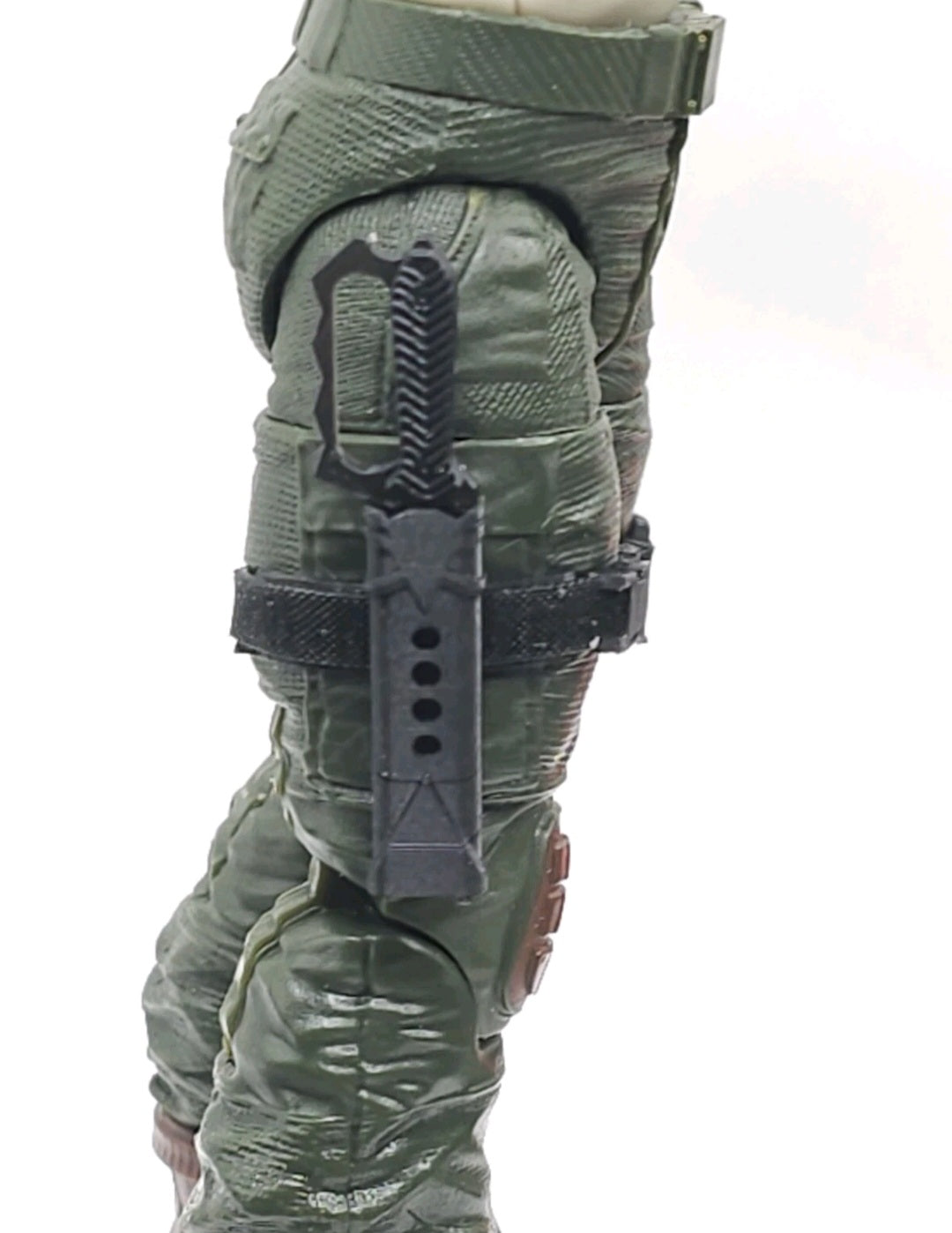 Custom 3d Printed Compatible Classified Legends Comic Multiverse Flexible Knuckle Knife Sheath 1:12 6" Scale.